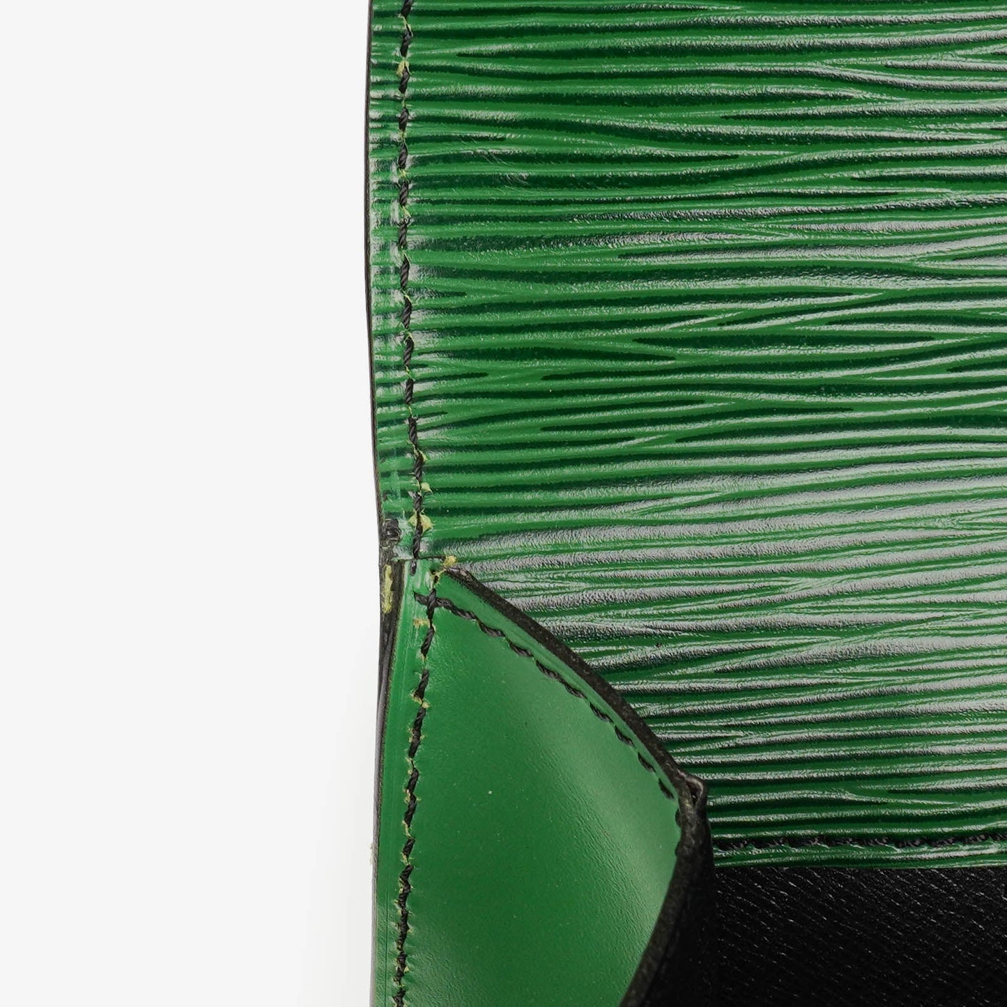 Louis Vuitton Serviette Ambassador Green EPI Leather Briefcase