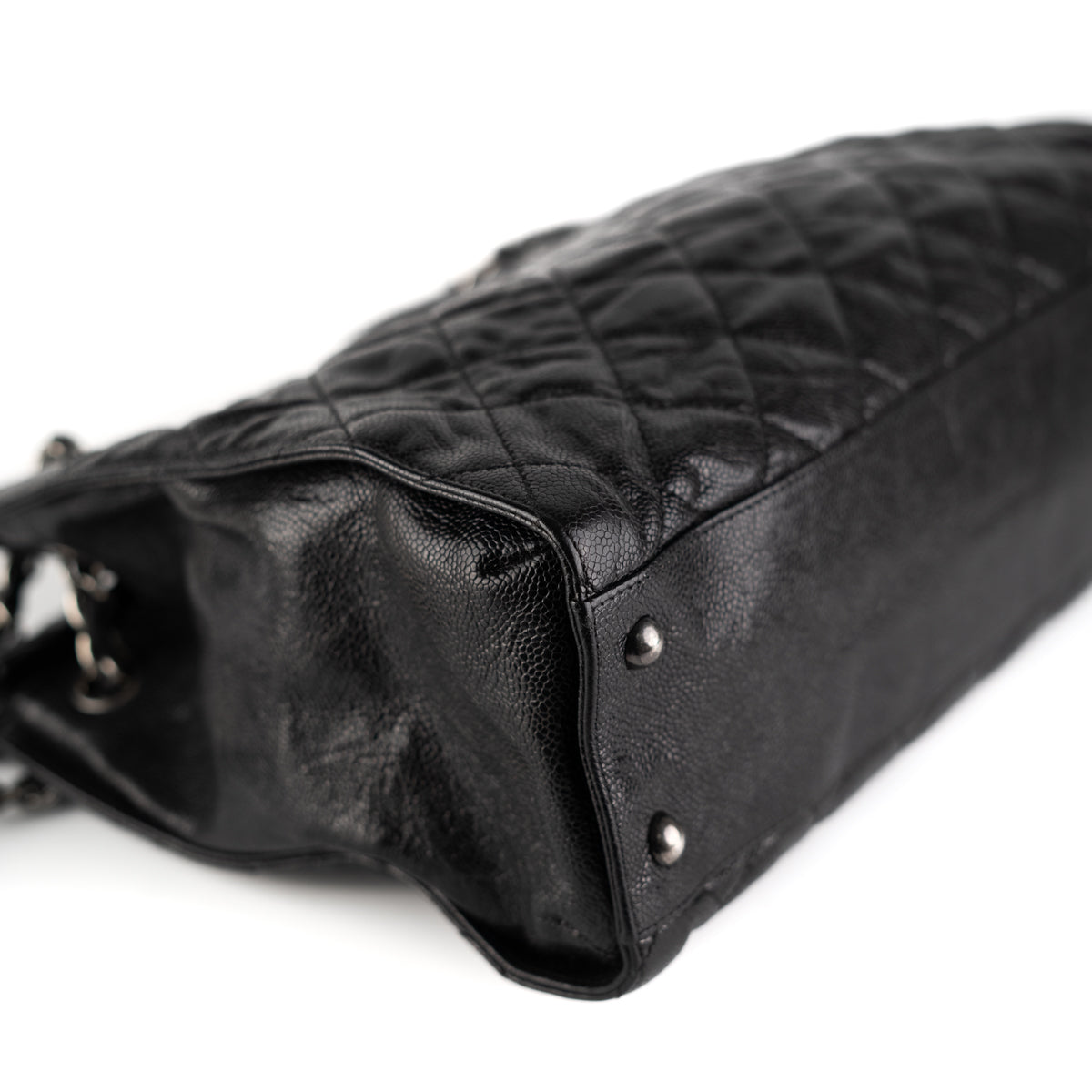 Chanel Caviar Crave Leather Tote Black