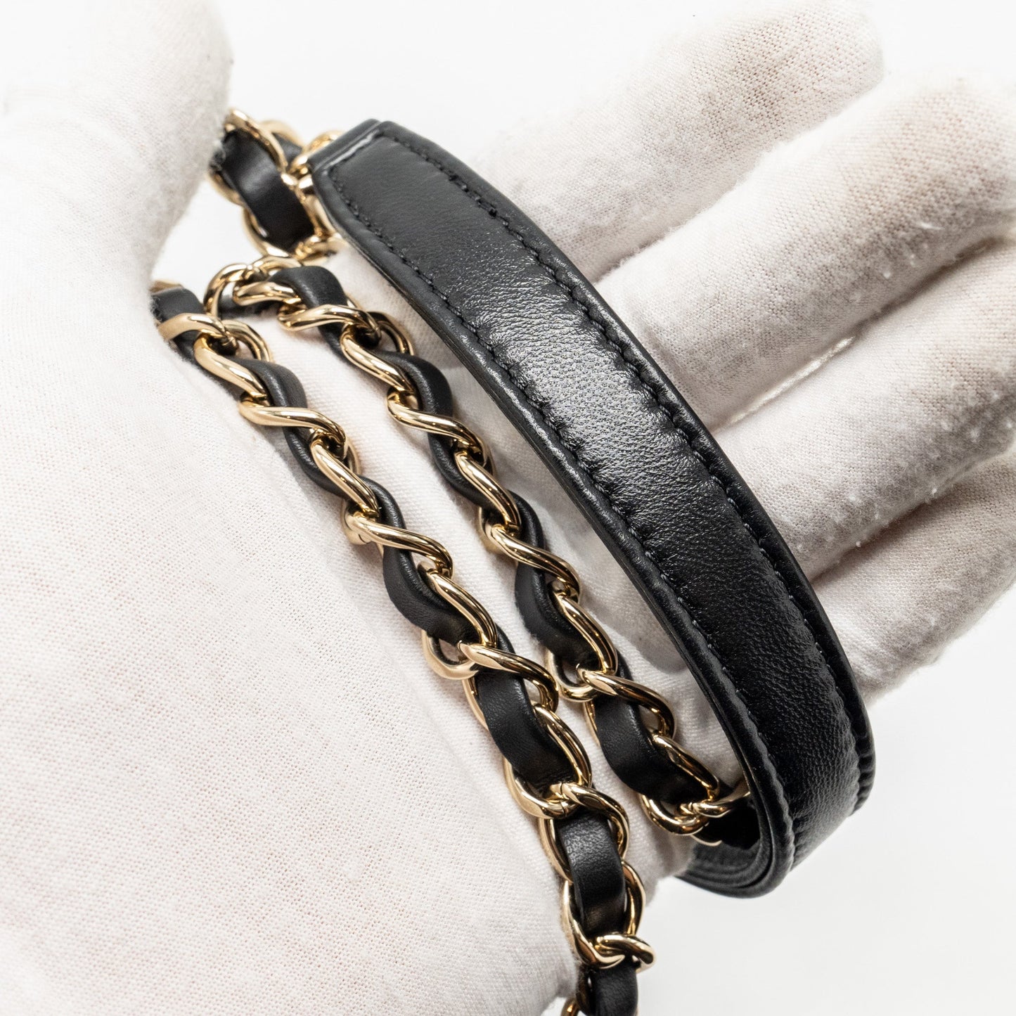 Chanel 24s Mini Trendy CC Lambskin Black L(microchip)