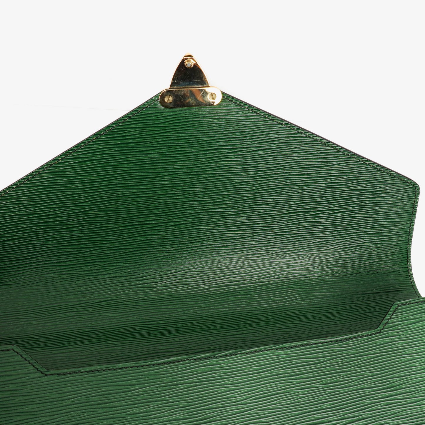 Louis Vuitton Serviette Ambassador Green EPI Leather Briefcase