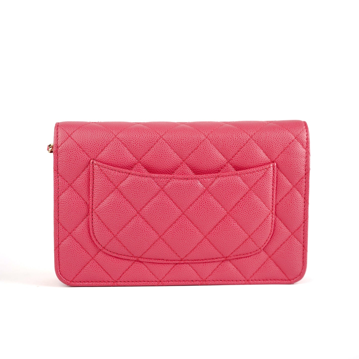 ITEM 23 - Chanel Matelasse Caviar Wallet On Chain WOC Pink HOLD BC