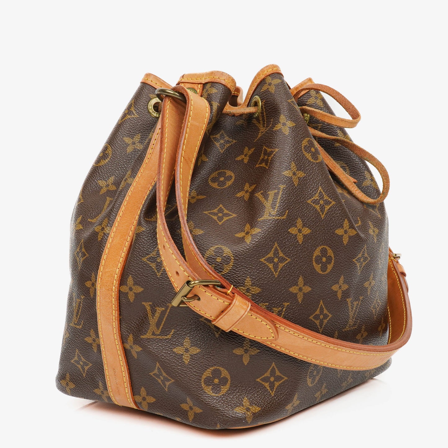 Louis Vuitton Petit Noe Monogram Canvas Shoulder Bag