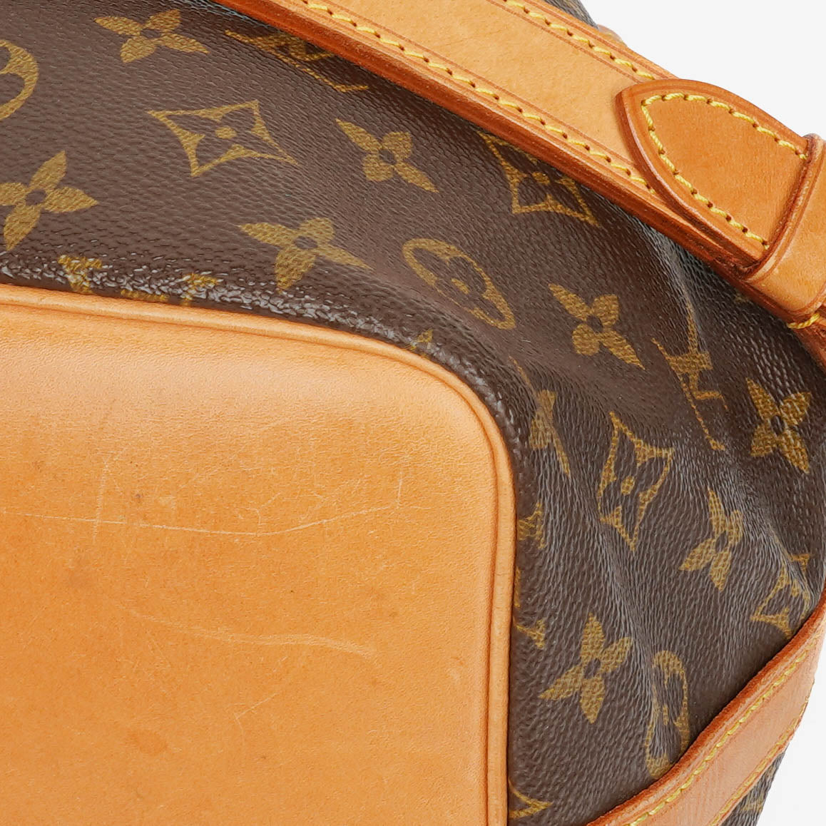 Louis Vuitton Petit Noe Monogram Canvas Shoulder Bag