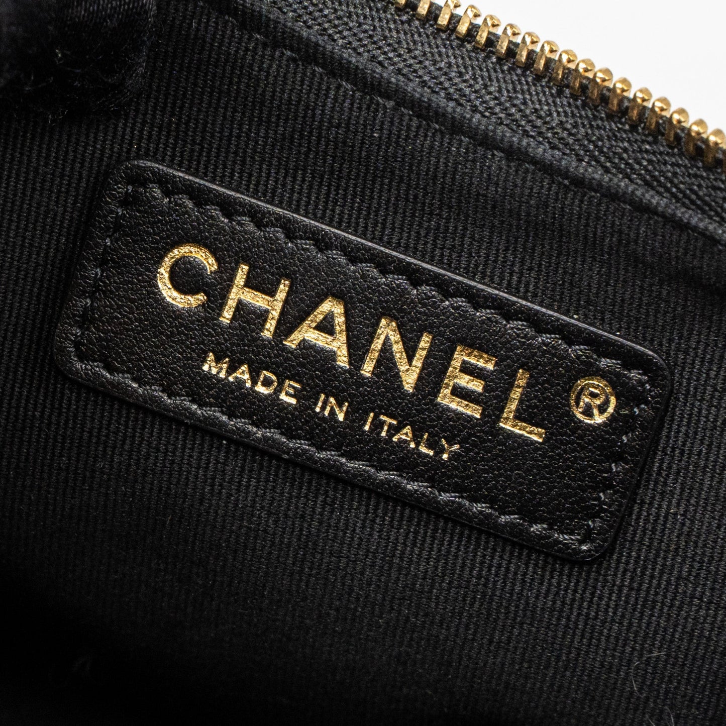 Chanel Small moon Hobo Bag Lambskin Black L(Microchip)