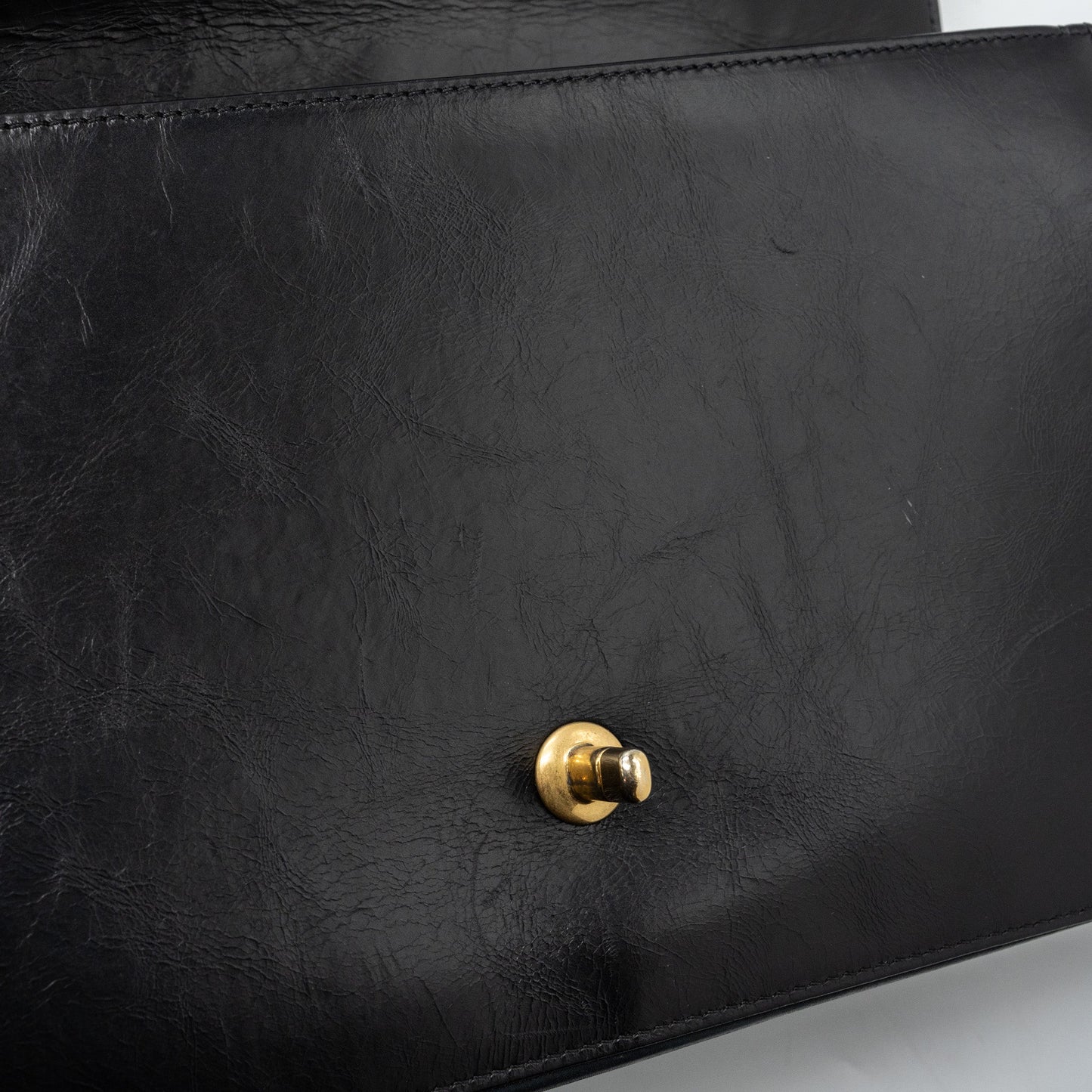Chanel Flap Bag with chains handle calfskin black