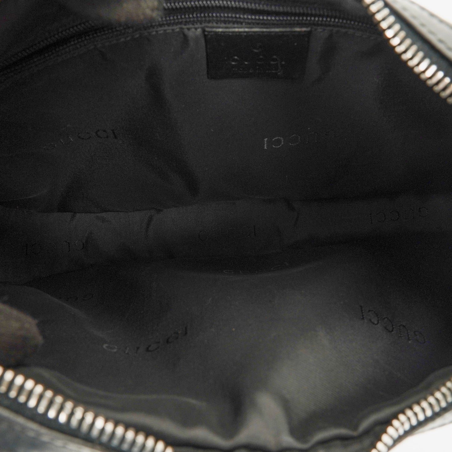 Gucci GG Bi-Colour Woven Shoulder Hobo Bag