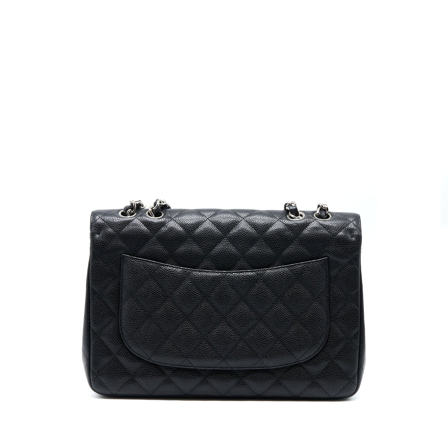 Chanel Jumbo Single Flap Bag Caviar Black