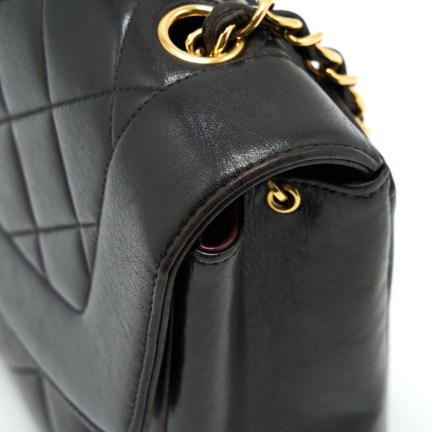 Chanel  Medium Diana Flap Bag Lambskin Black
