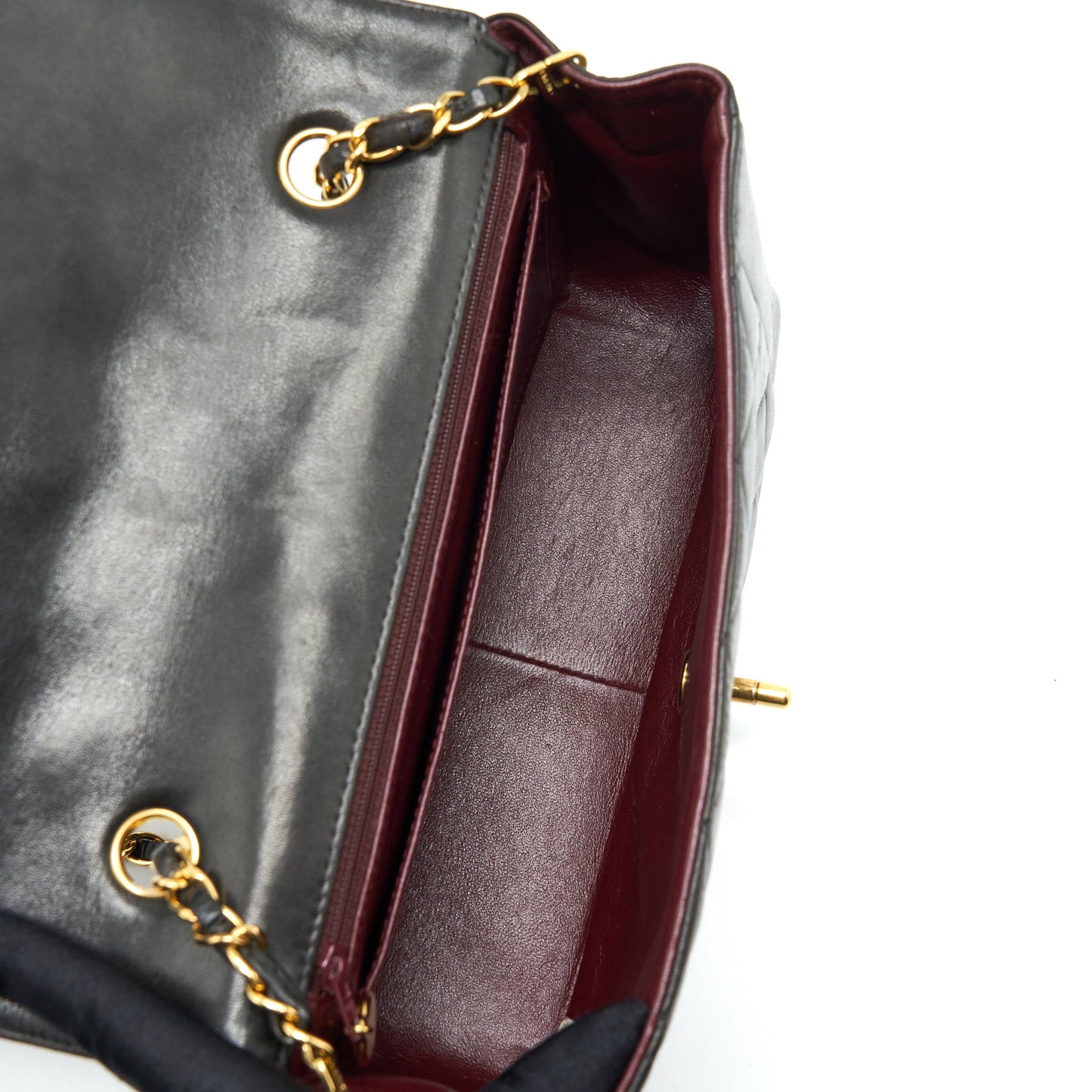 Chanel  Medium Diana Flap Bag Lambskin Black
