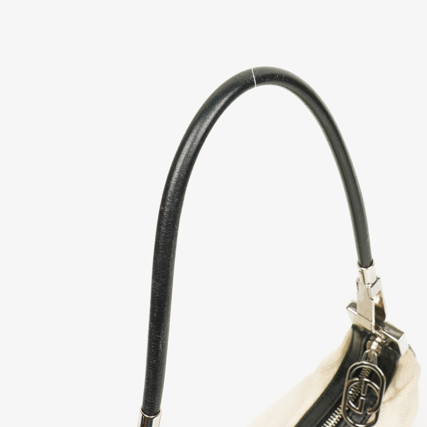 Gucci GG Bi-Colour Woven Shoulder Hobo Bag