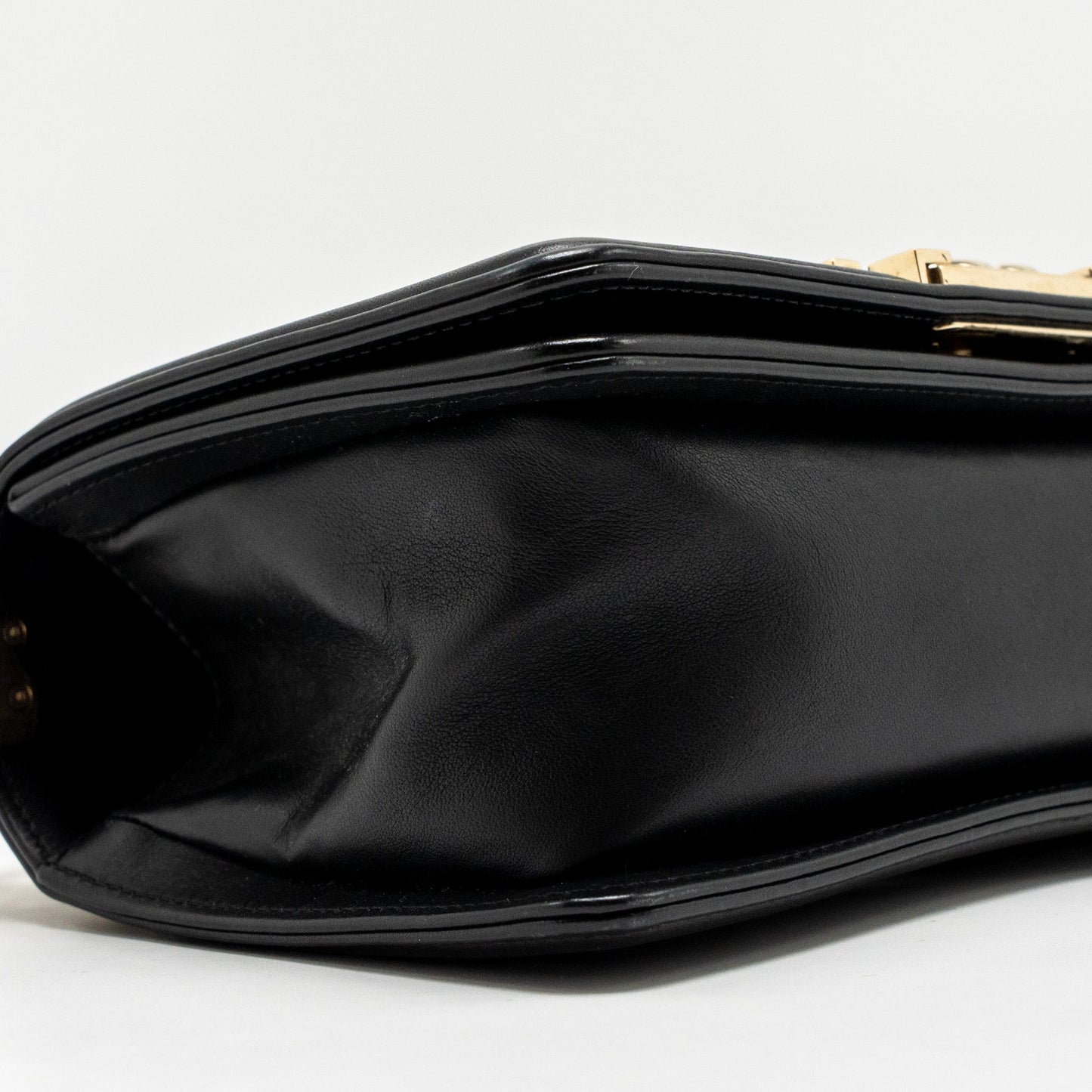Chanel Small Chevron Boy Bag Lambskin Black L