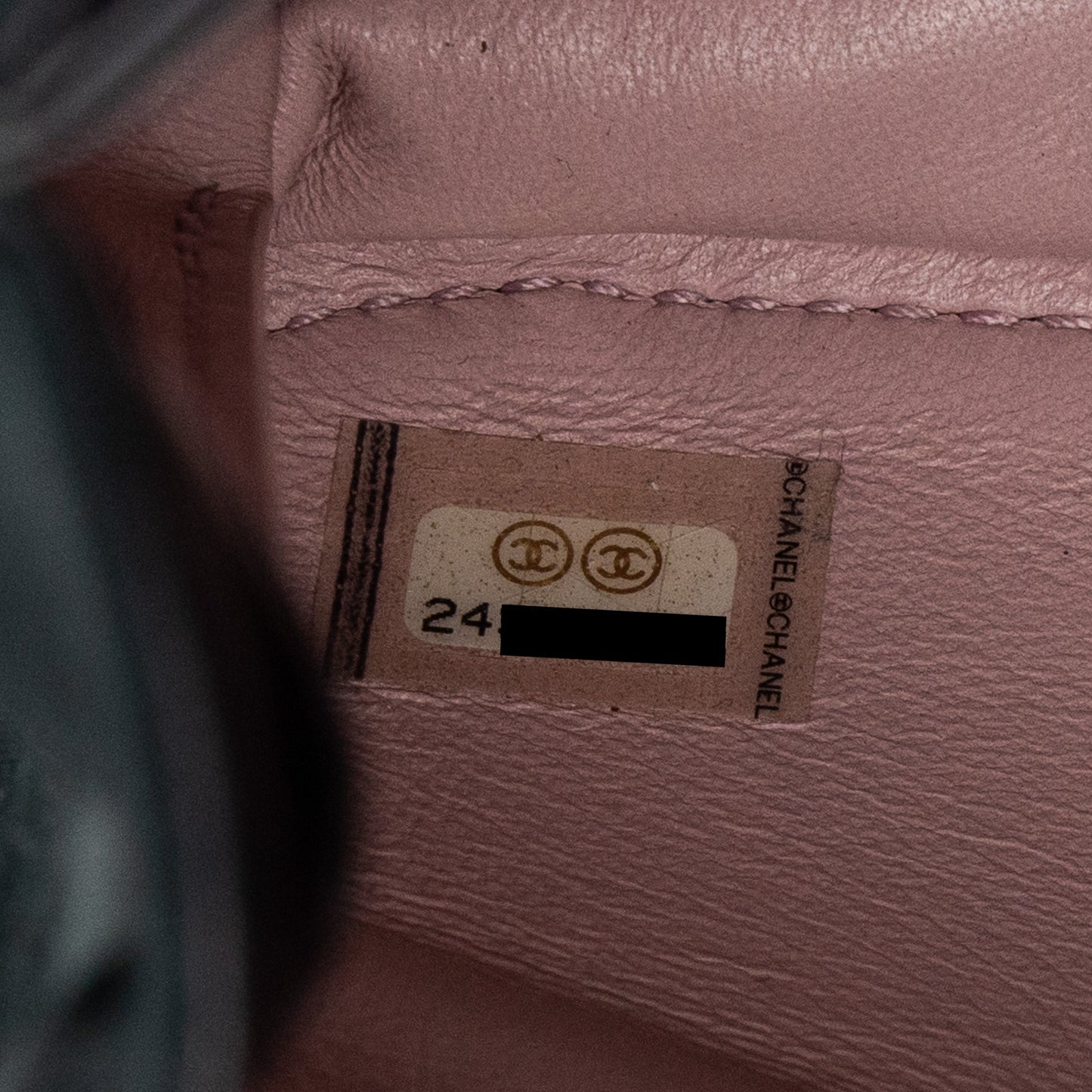 Chanel Flap Bag with chains handle calfskin black