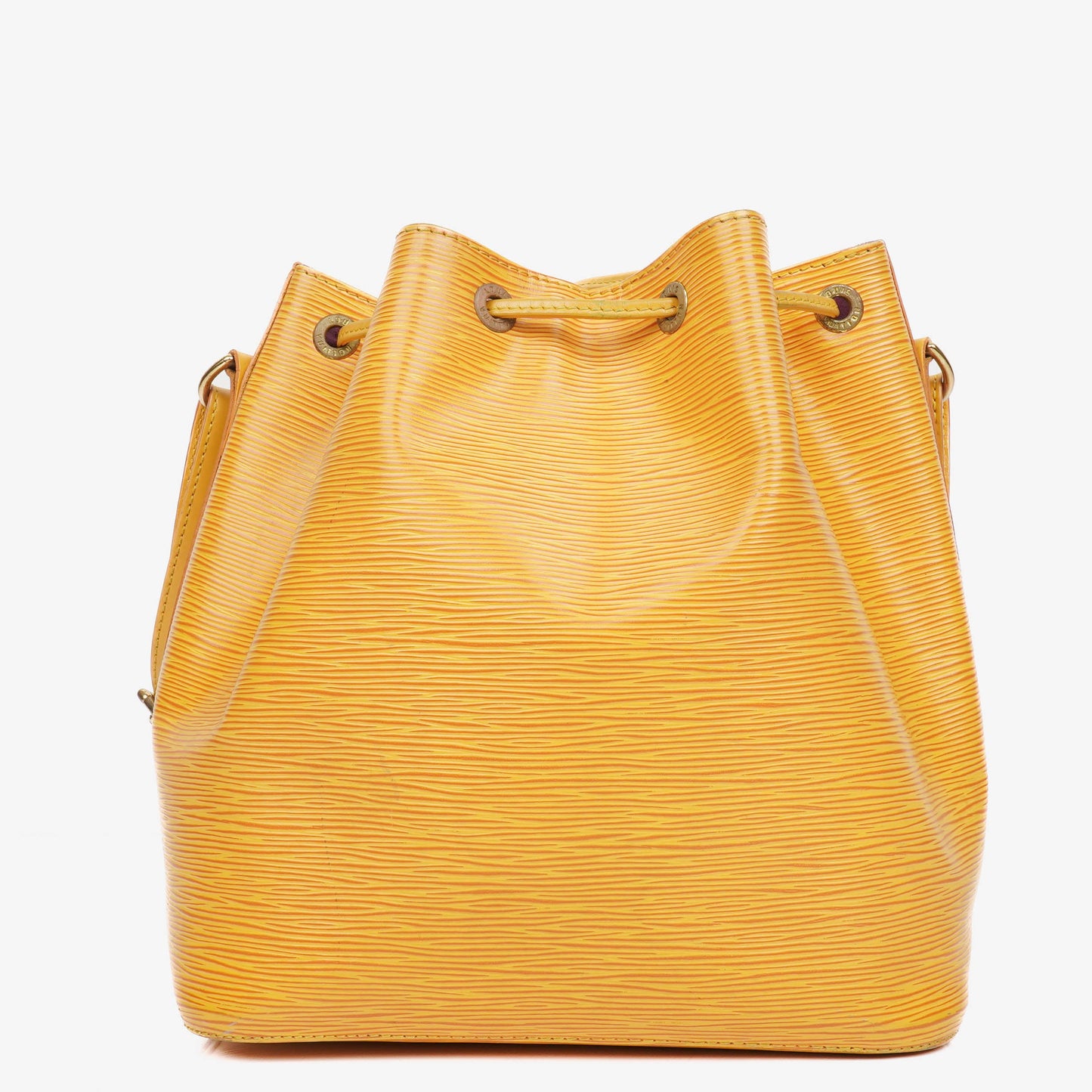 Louis Vuitton Petit Noe Yellow EPI Leather Shoulder Bag