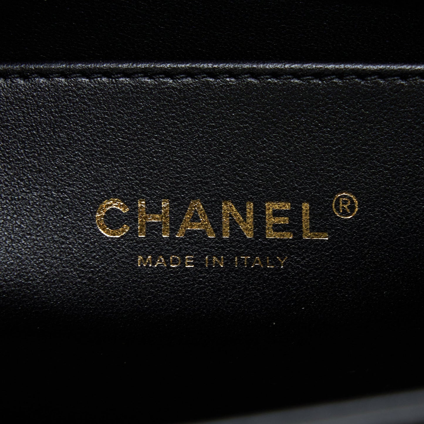 Chanel Medium Boy Bag Lambskin Black Brushed  (Microchip)