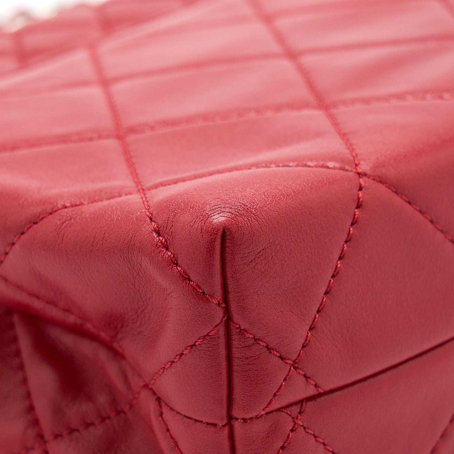 Chanel Large Flap Bag Lambskin Red