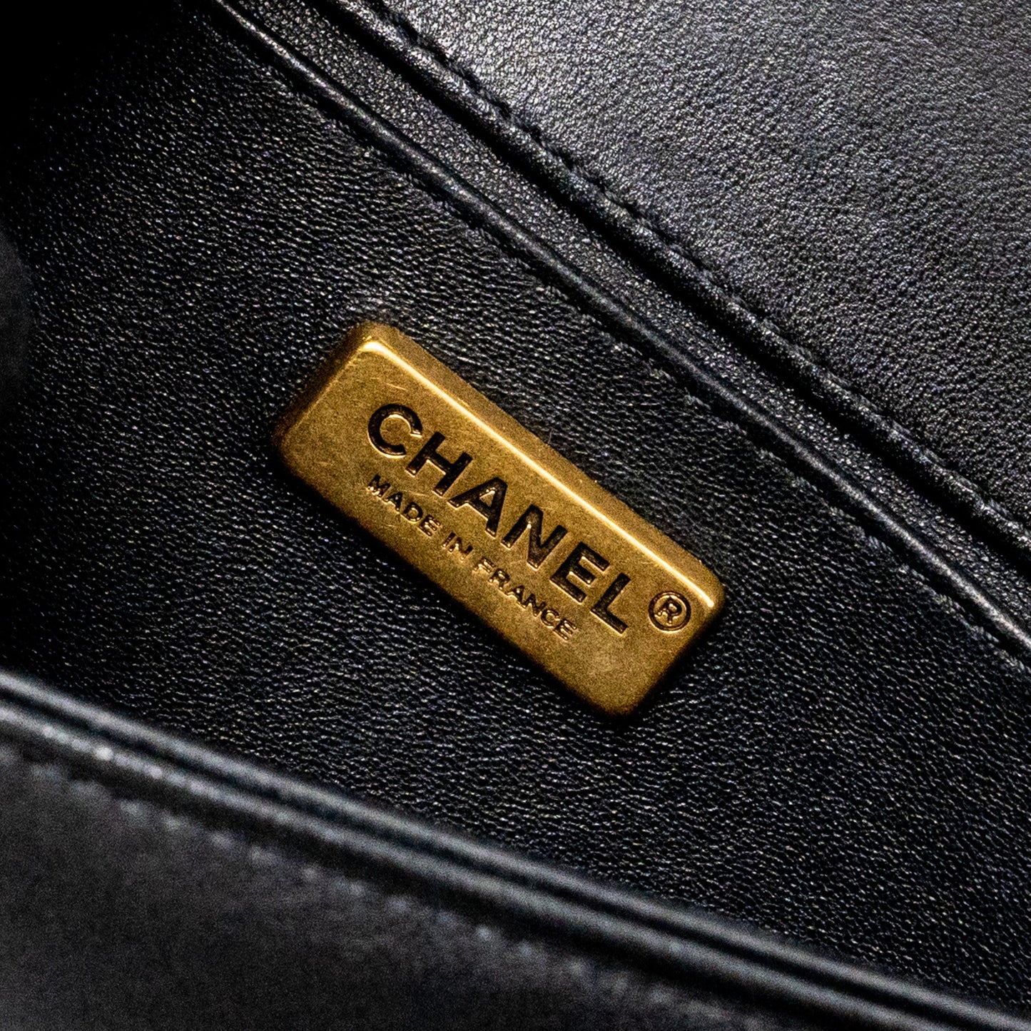 Chanel Small Boy Bag Rabbit Hair Limited Edition Lambskin Black
