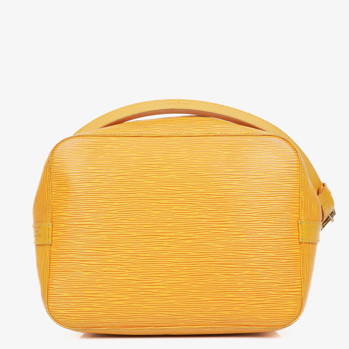 Louis Vuitton Petit Noe Yellow EPI Leather Shoulder Bag