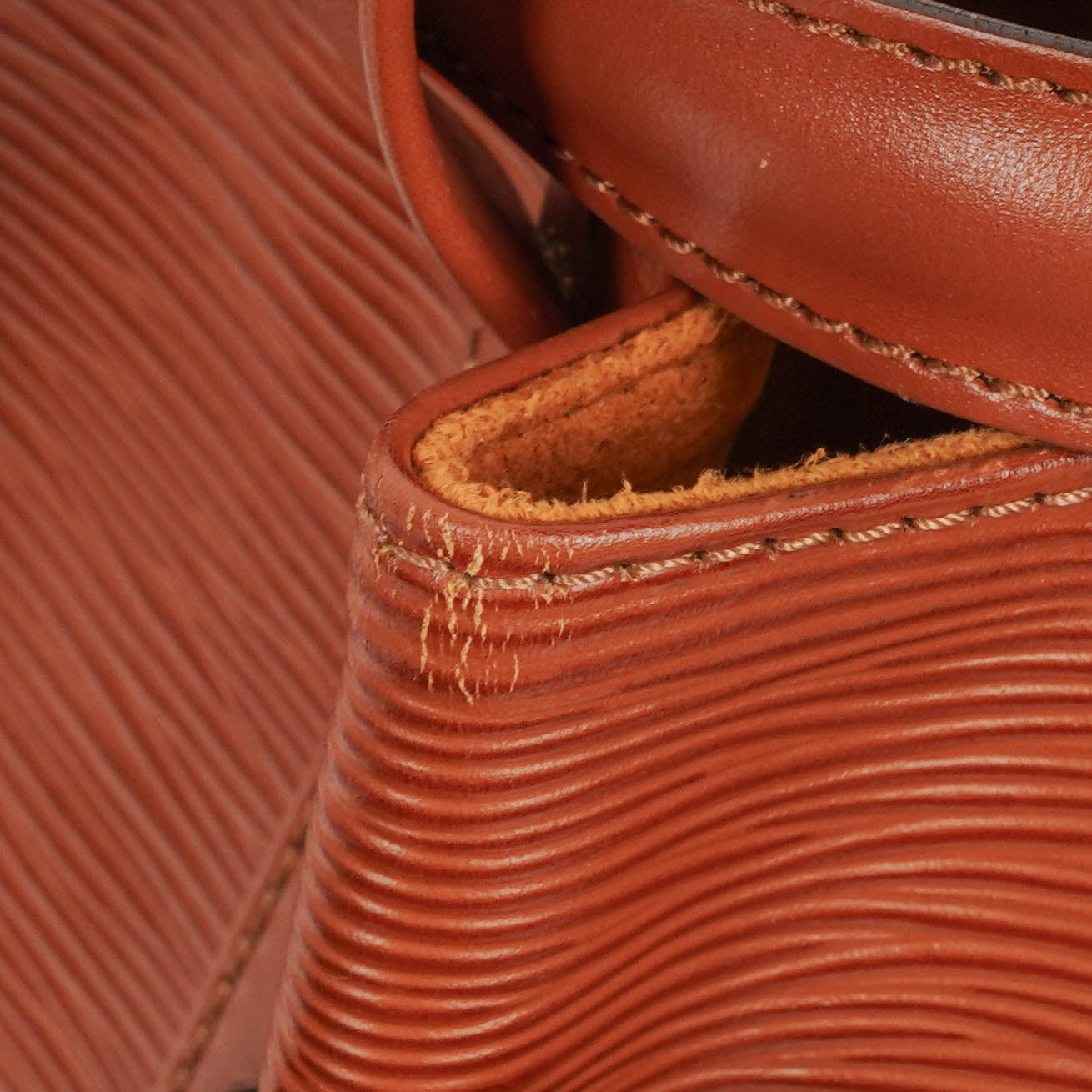 Louis Vuitton Randonnee PM EPI Leather Brown Backpack