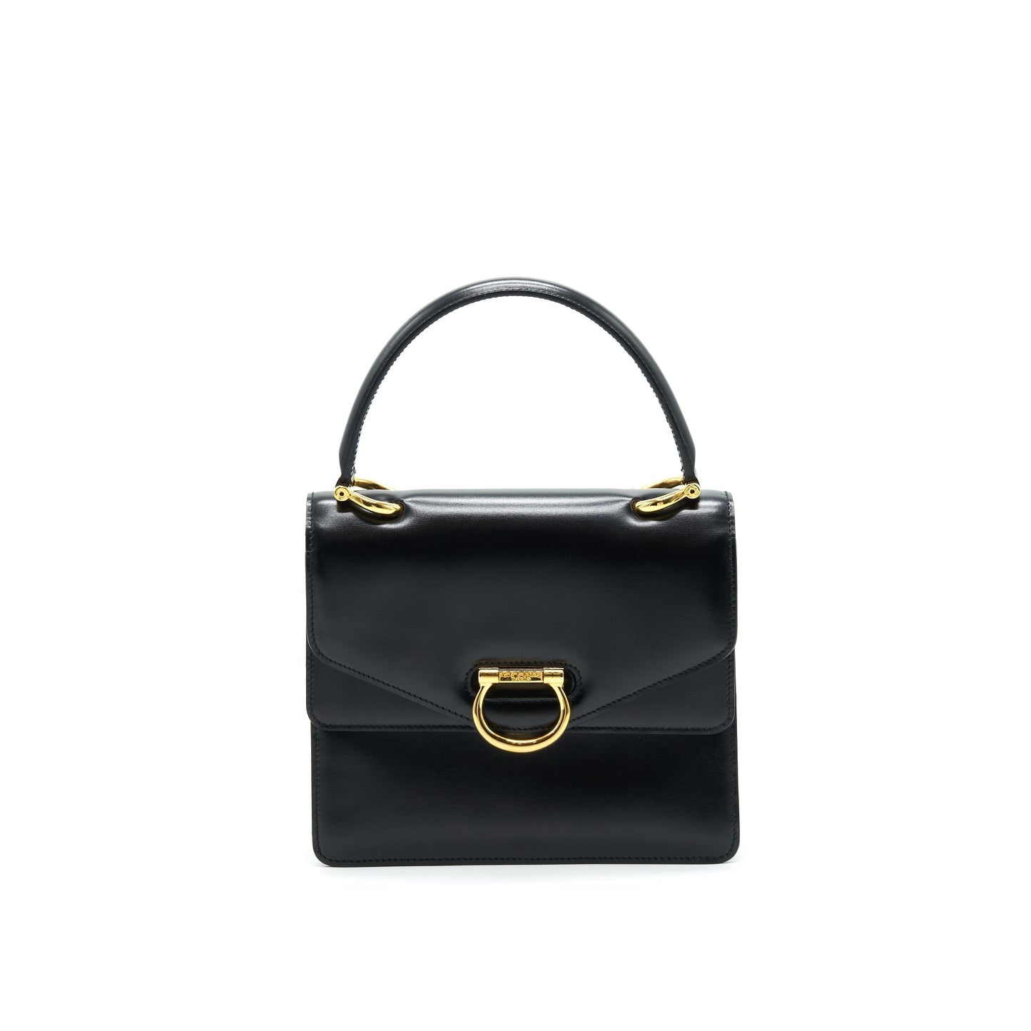 Luxury CELINE Vintage Top Handle Flap Bag