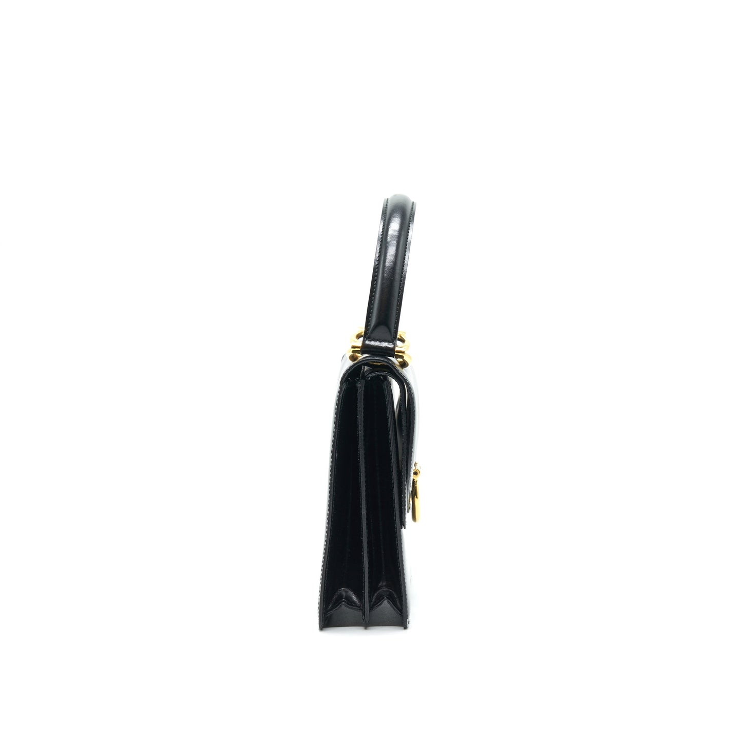 Luxury CELINE Vintage Top Handle Flap Bag