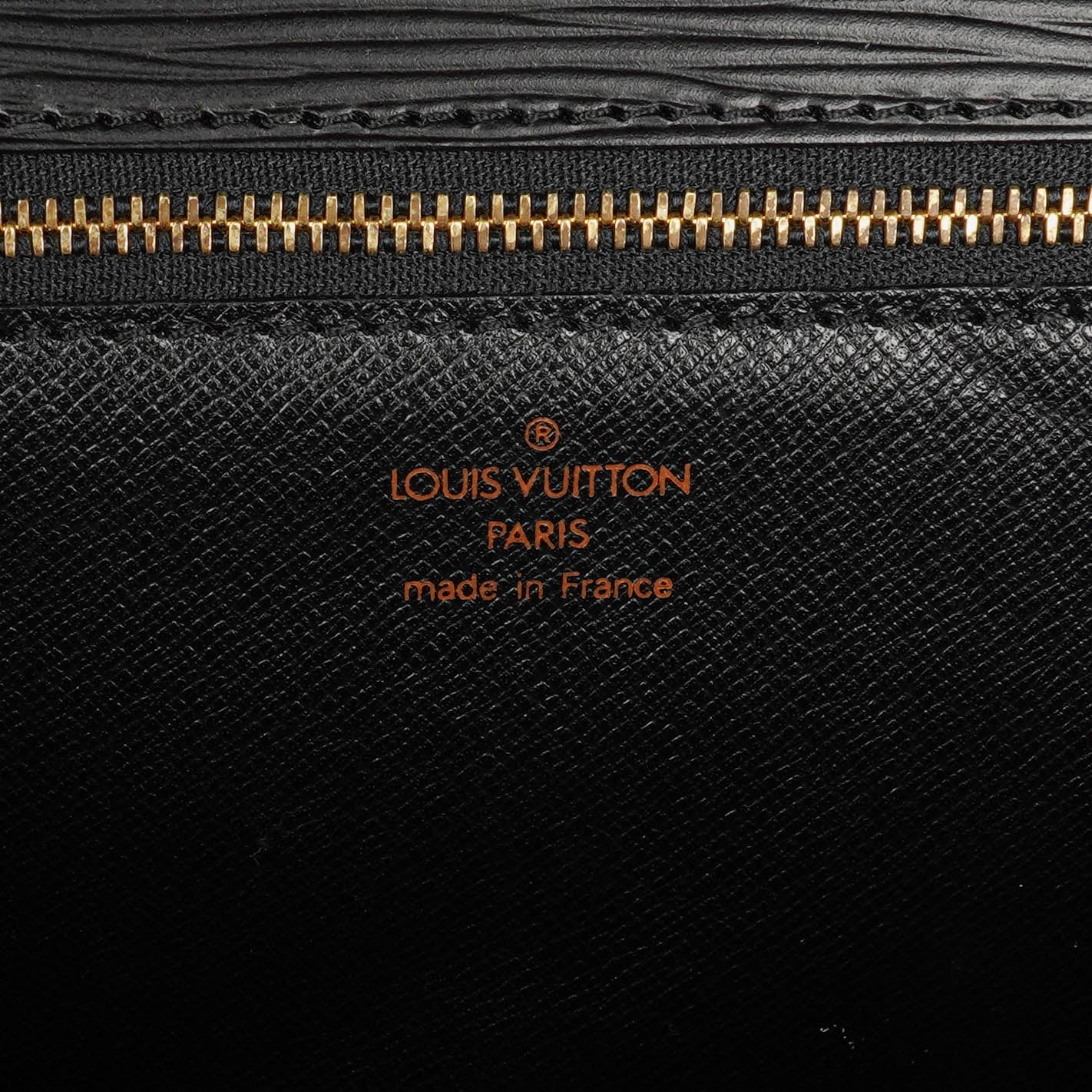 Louis Vuitton Monceau Black EPI Leather Handbag