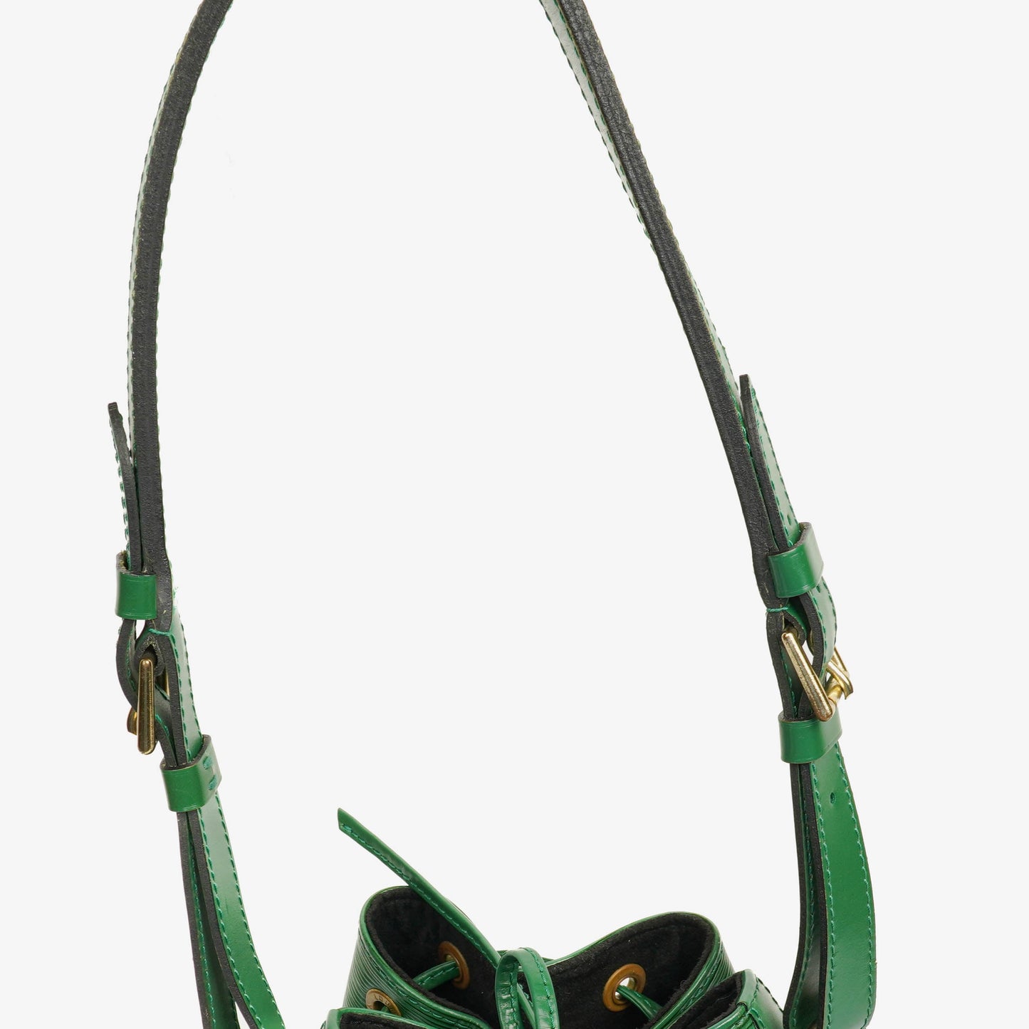Authentic Louis Vuitton Noe Grande GM Green Epi Leather Shoulder Bag