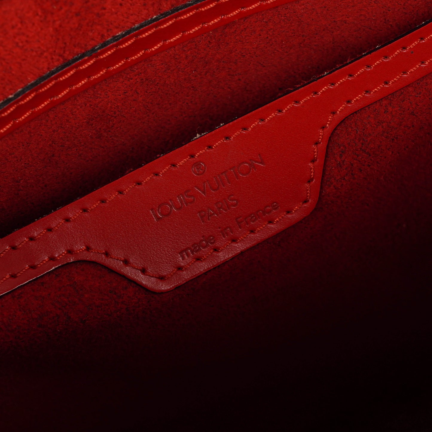 Louis Vuitton Saint Jacques PM Red EPI Castillan