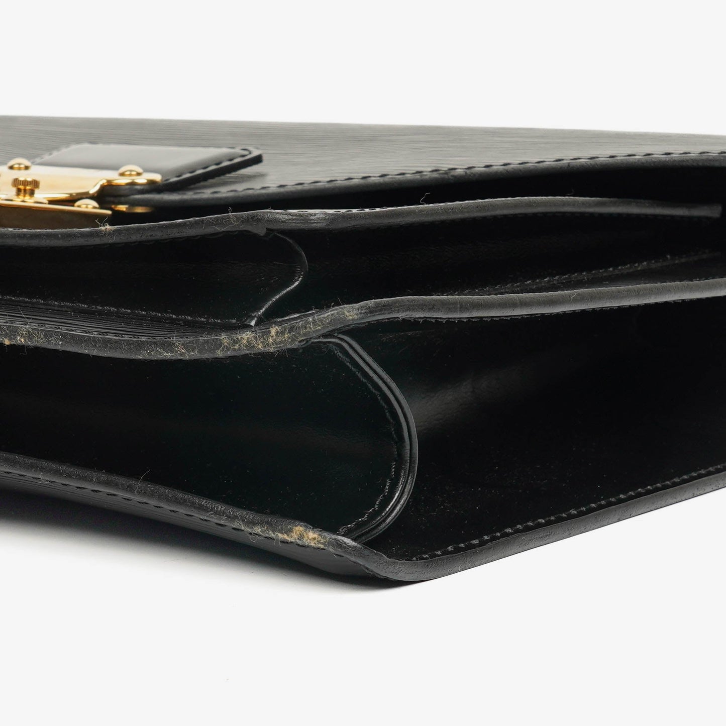 Louis Vuitton Monceau Black EPI Leather Handbag