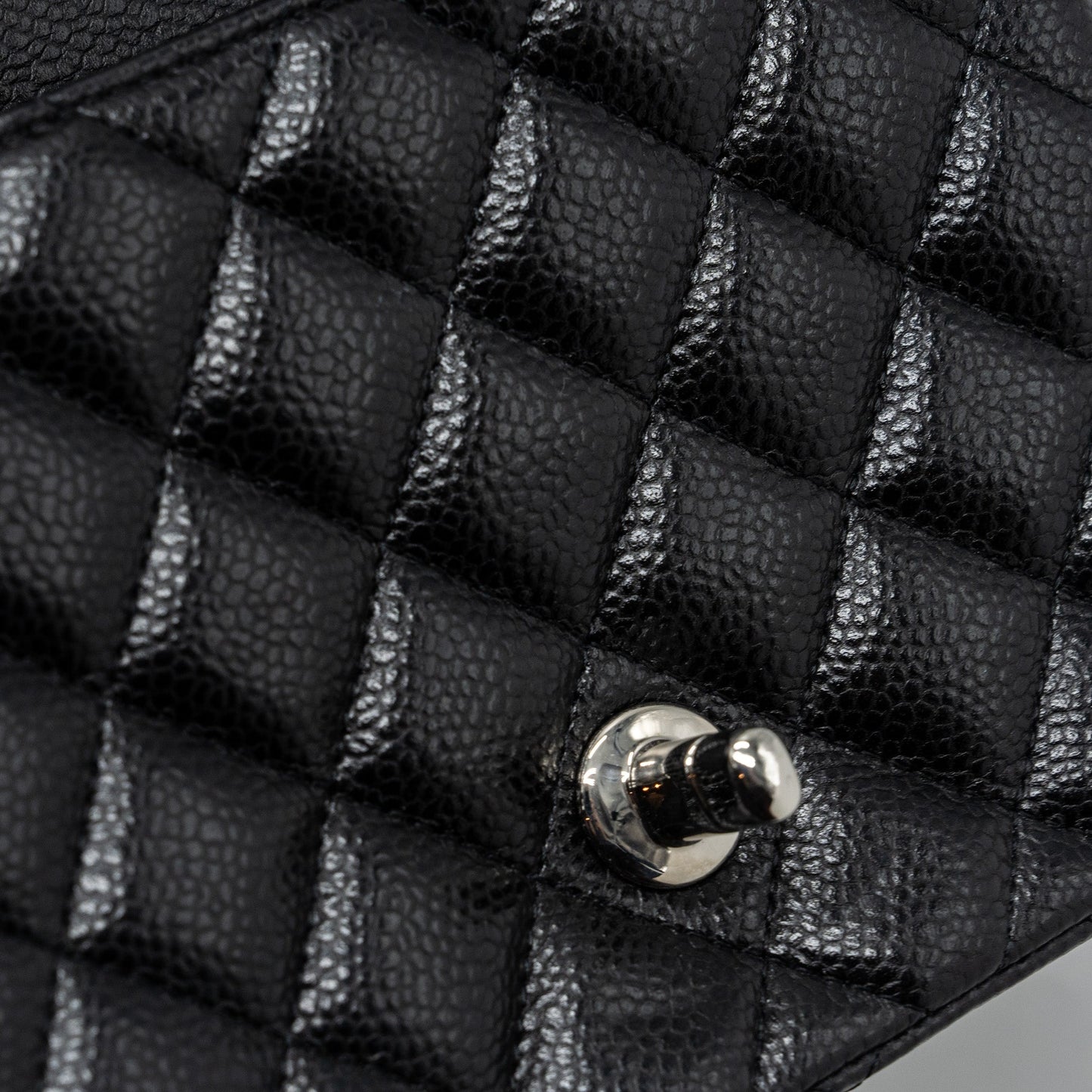 Chanel Classic Mini Square Flap Bag Caviar Black
