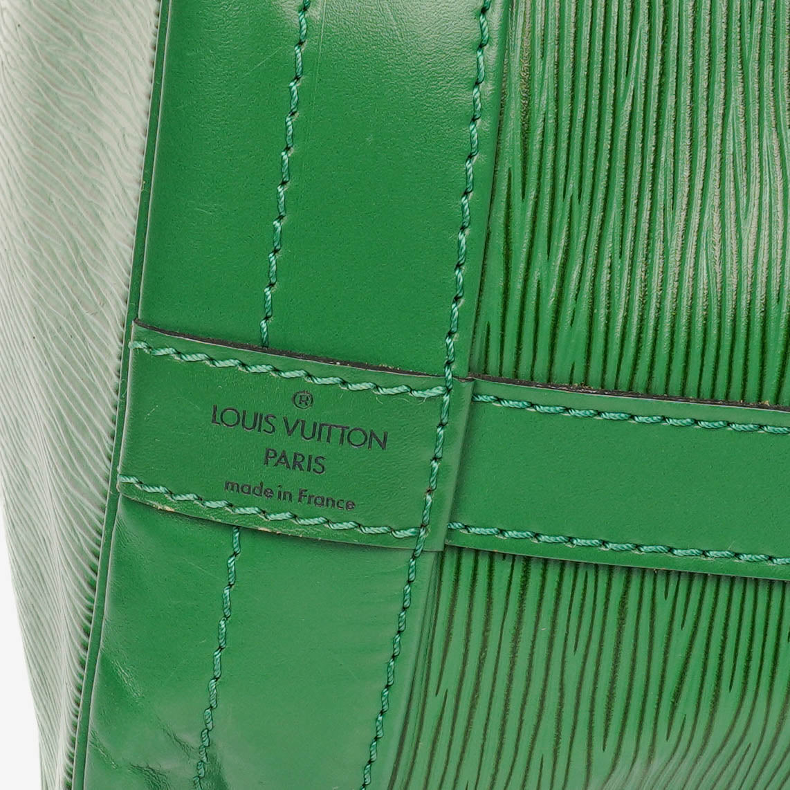 Authentic Louis Vuitton Noe Grande GM Green Epi Leather Shoulder Bag