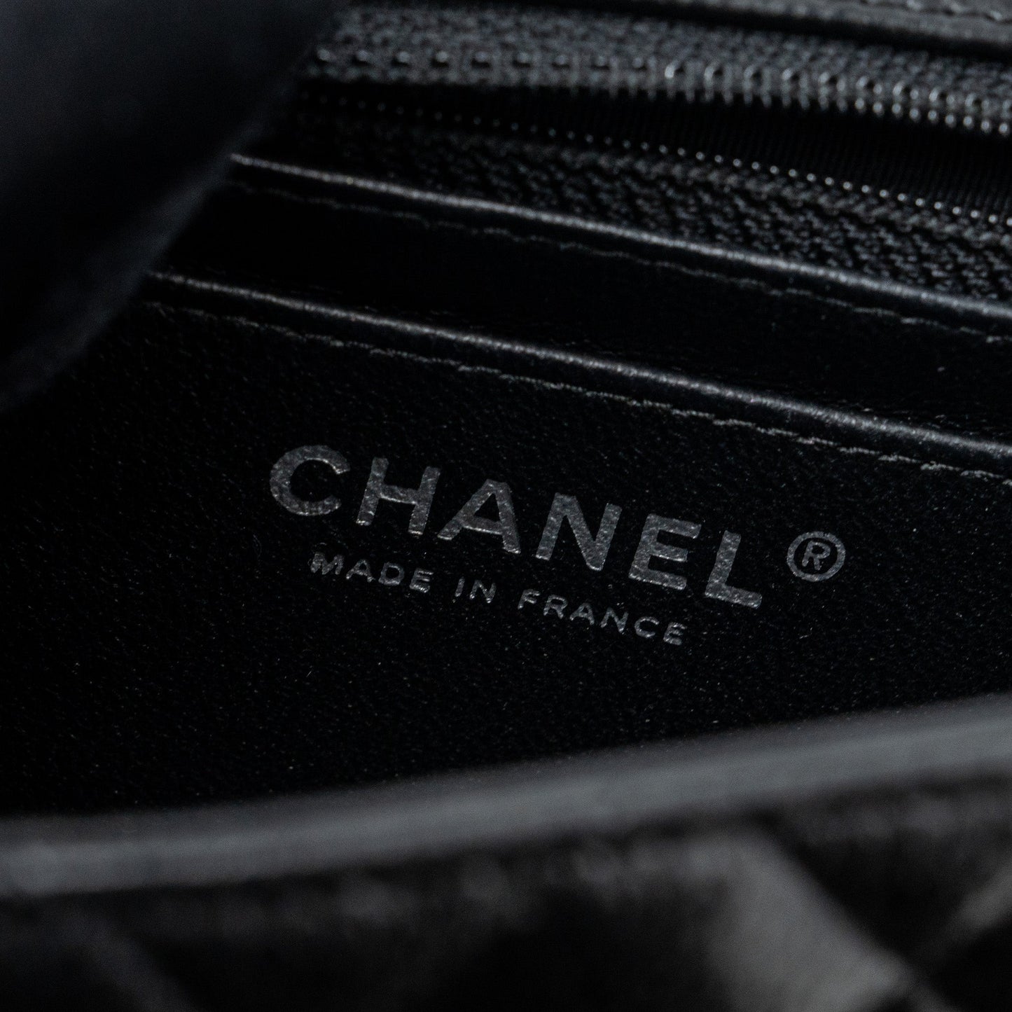 Chanel Classic Mini Square Flap Bag Caviar Black
