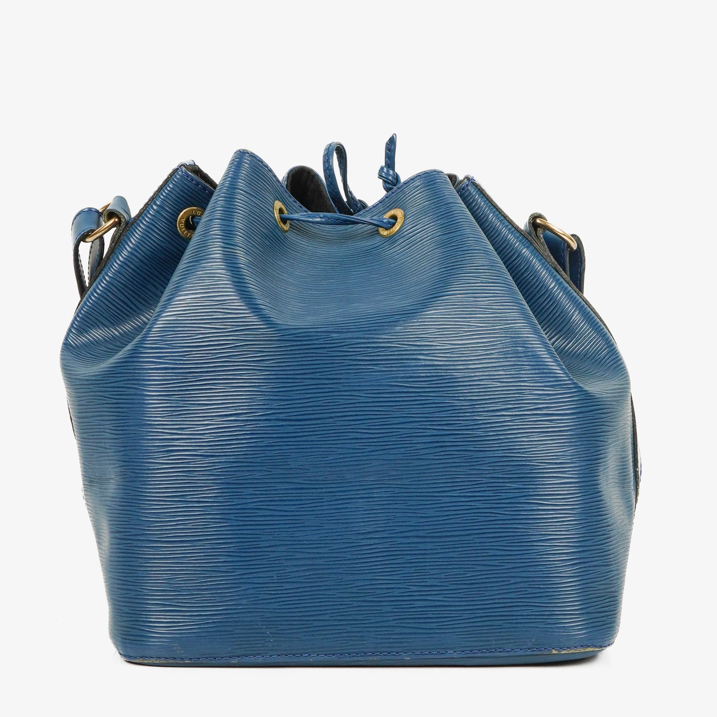 Louis Vuitton Petit Noe Blue EPI Leather Shoulder Bag
