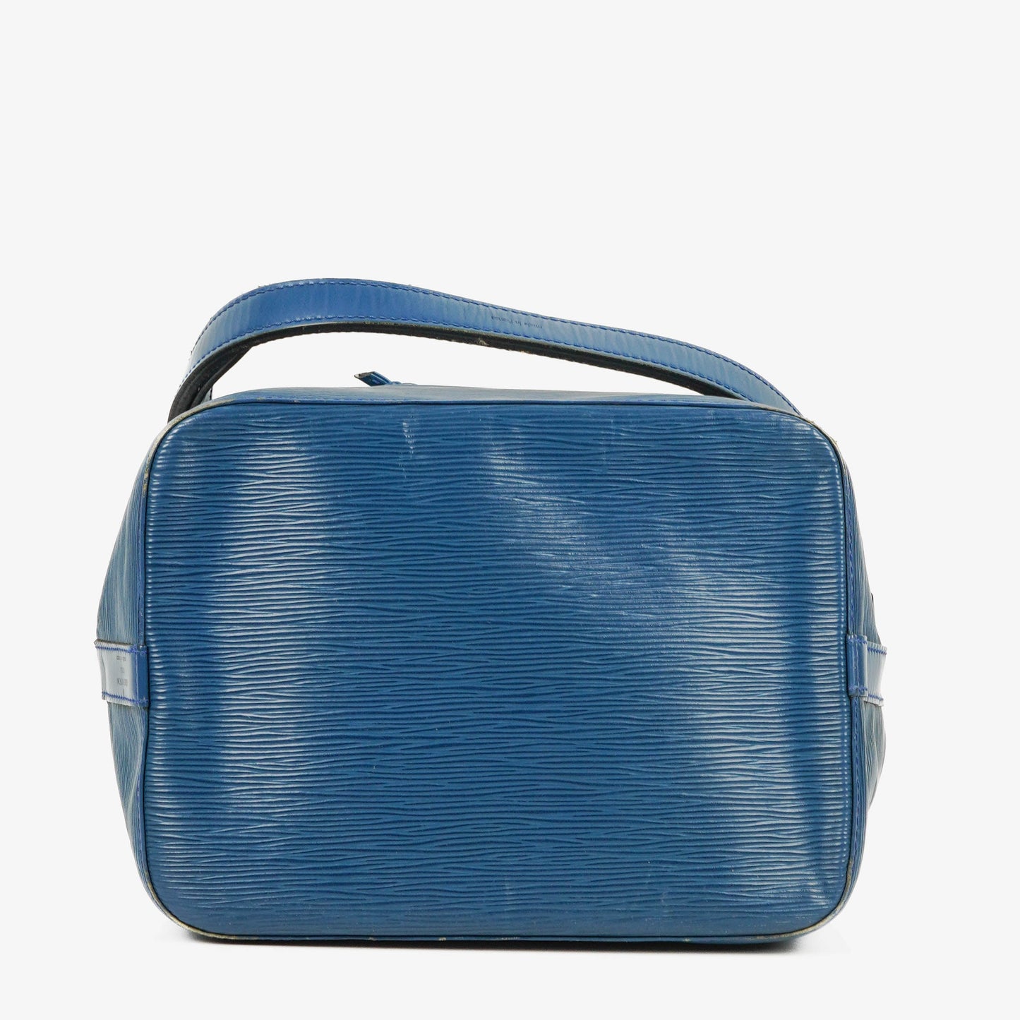Louis Vuitton Petit Noe Blue EPI Leather Shoulder Bag