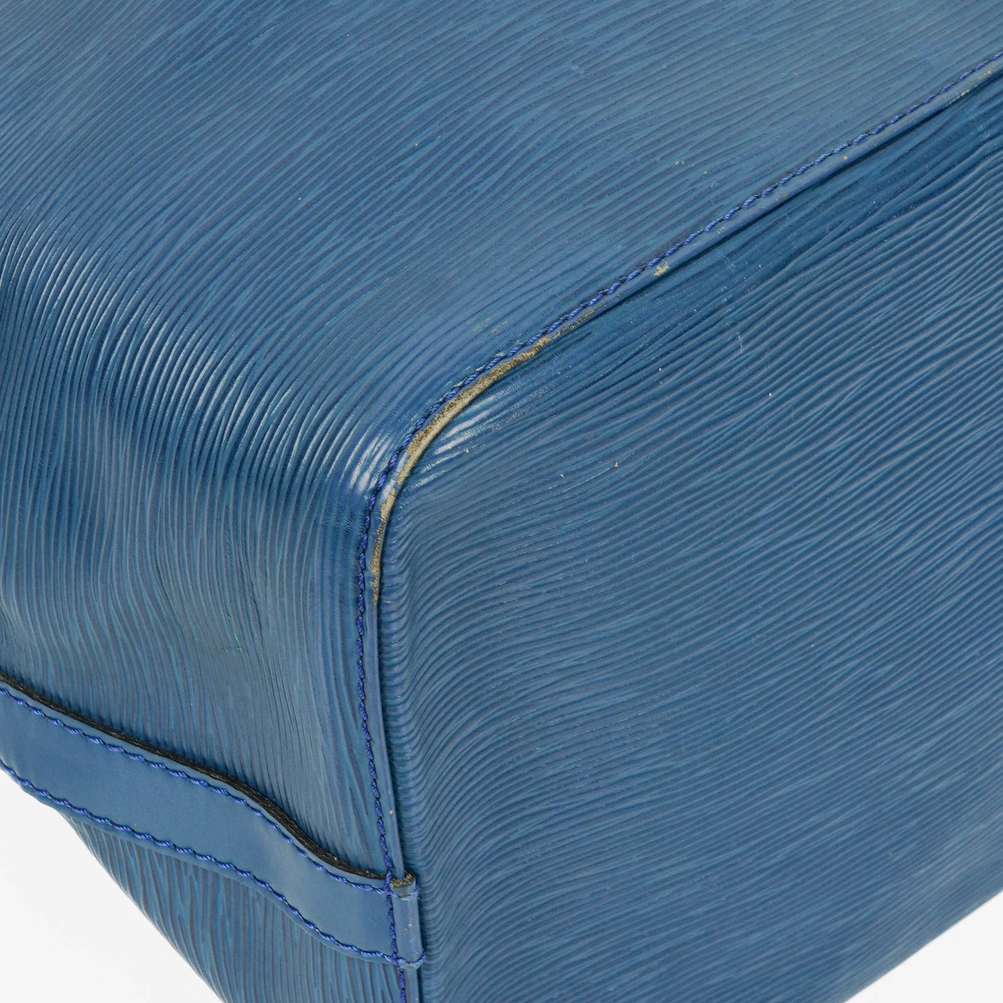 Louis Vuitton Petit Noe Blue EPI Leather Shoulder Bag