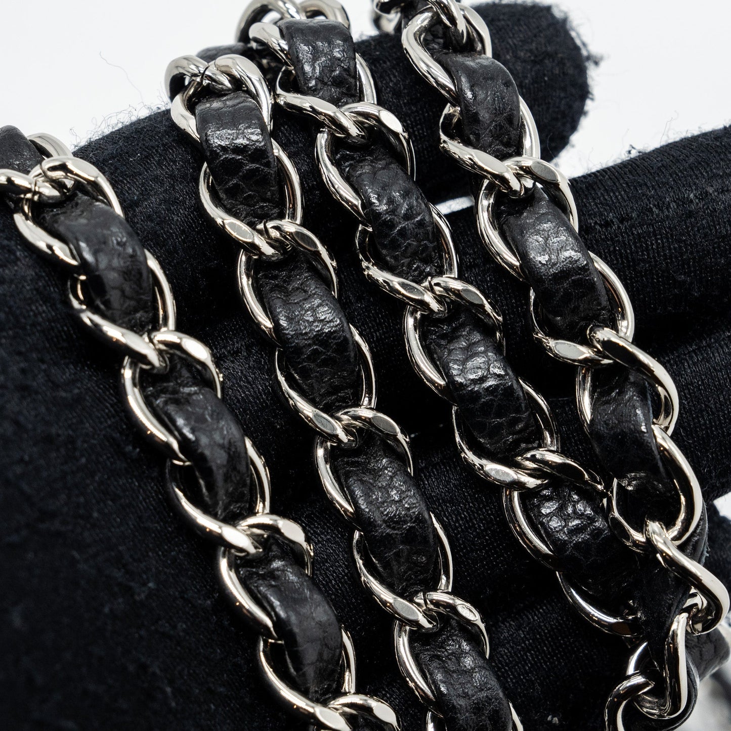 Chanel Classic Mini Square Flap Bag Caviar Black