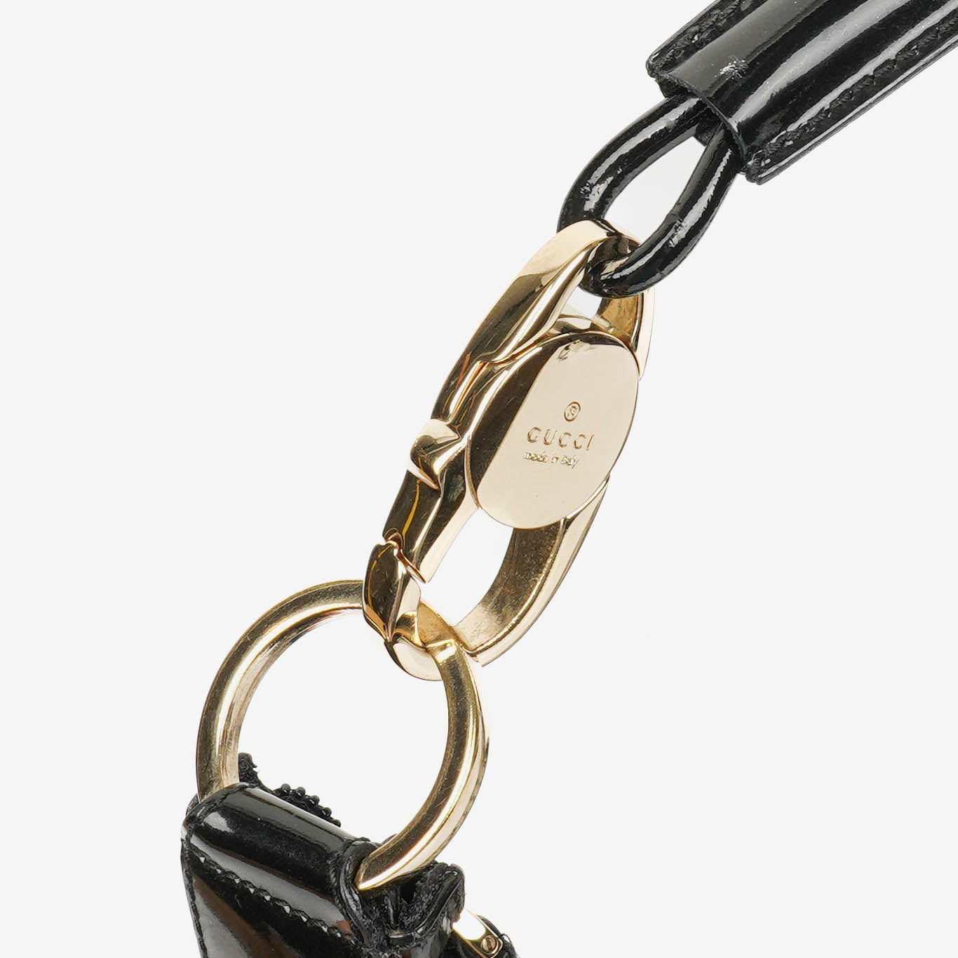 Gucci Handle Ring Black Hobo Bag