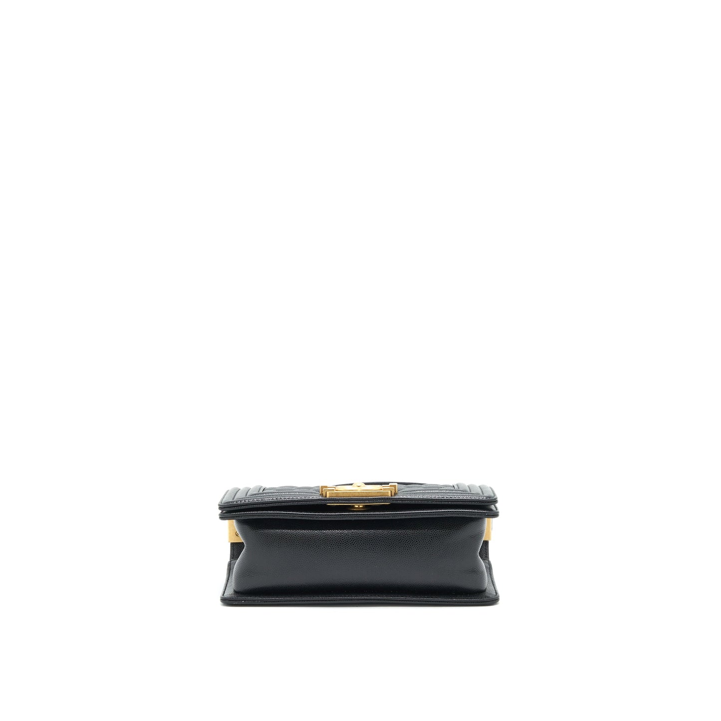 Chanel Small Boy Bag Caviar Black brushed  Year 2021 (microchip serial?