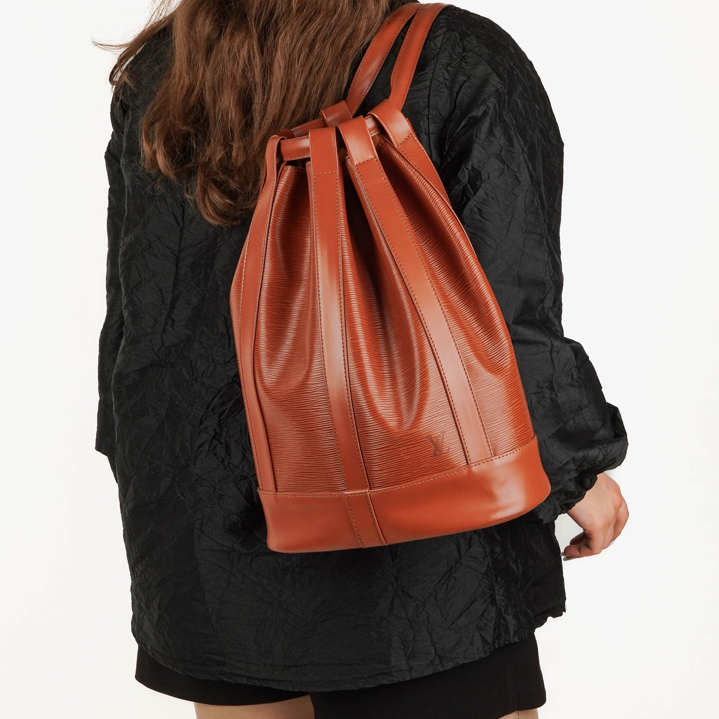 Louis Vuitton Randonnee PM EPI Leather Brown Backpack