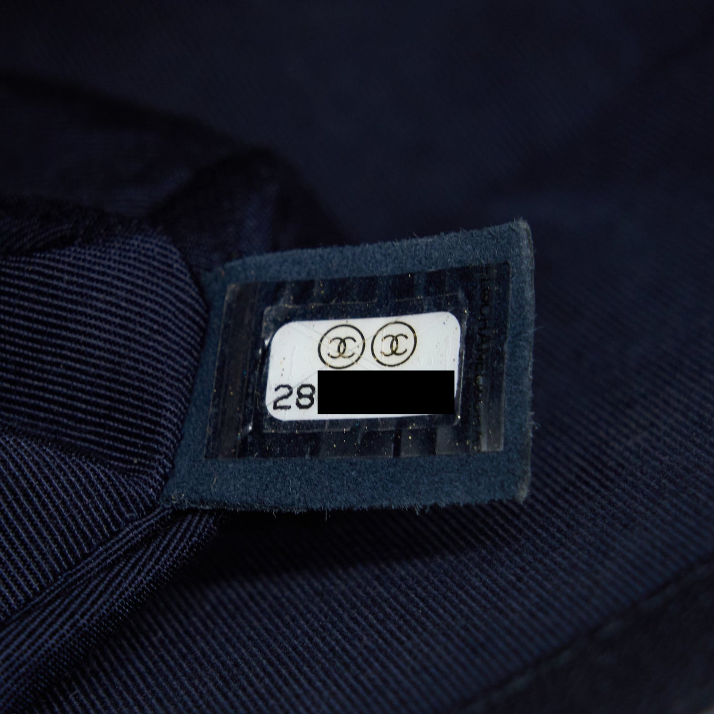 Chanel Medium Boy Bag Grained Calfskin Dark Blue L