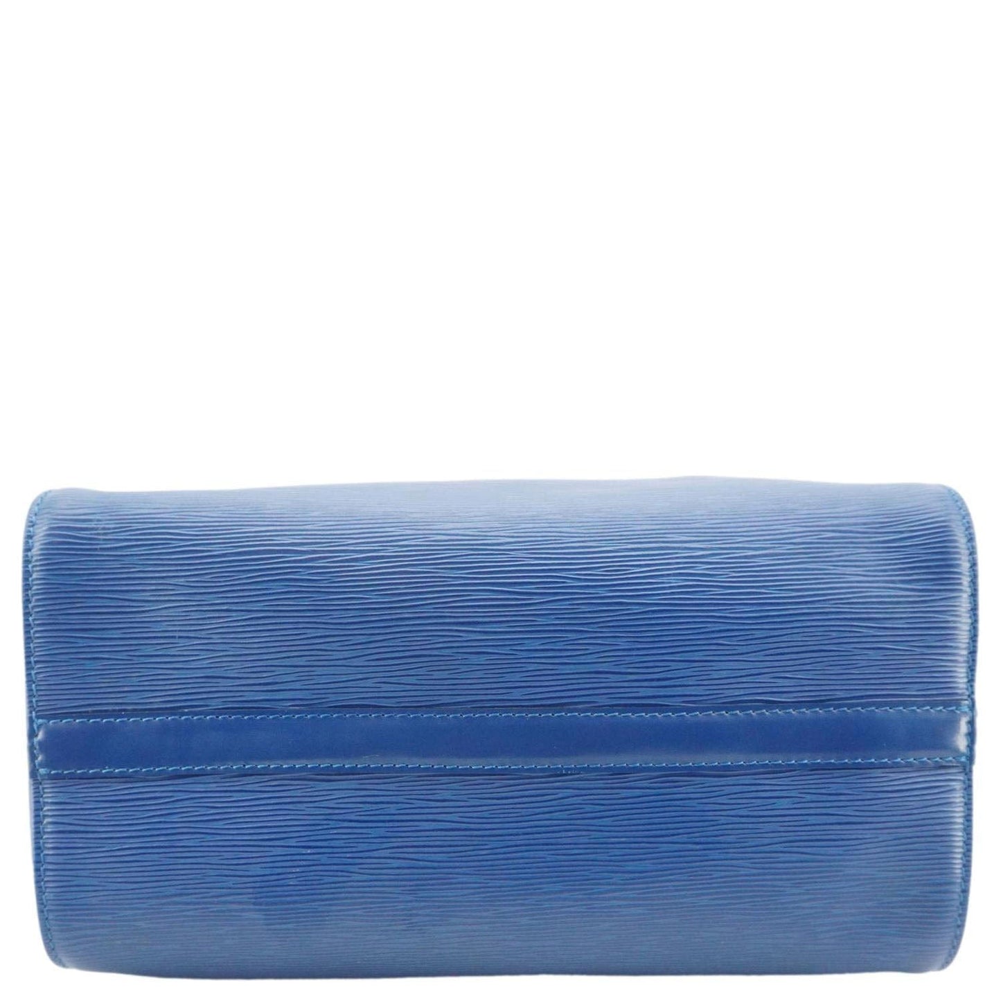 LOUIS VUITTON  Epi Leather Satchel Bag Blue