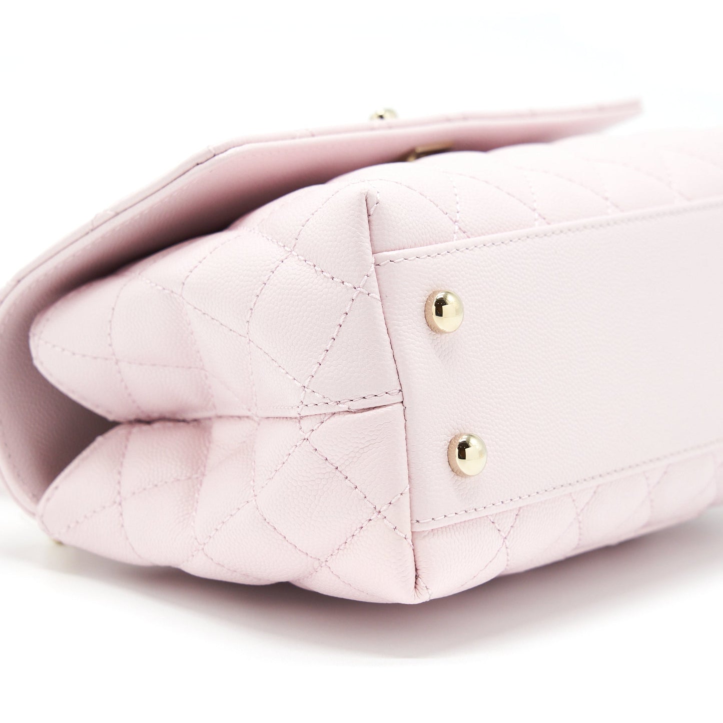 Chanel Small Coco Handle Caviar Light Pink NG750 L