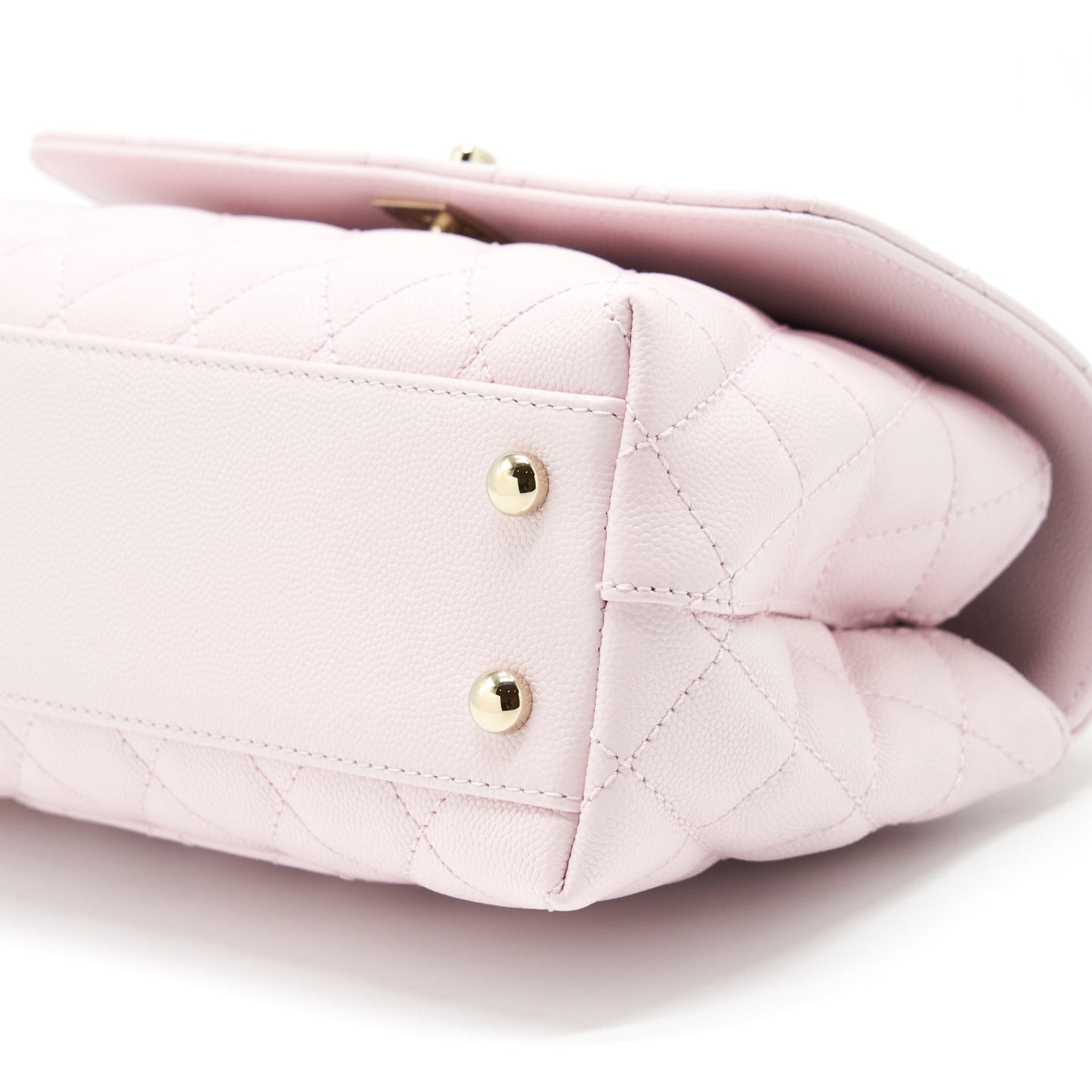 Chanel Small Coco Handle Caviar Light Pink NG750 L