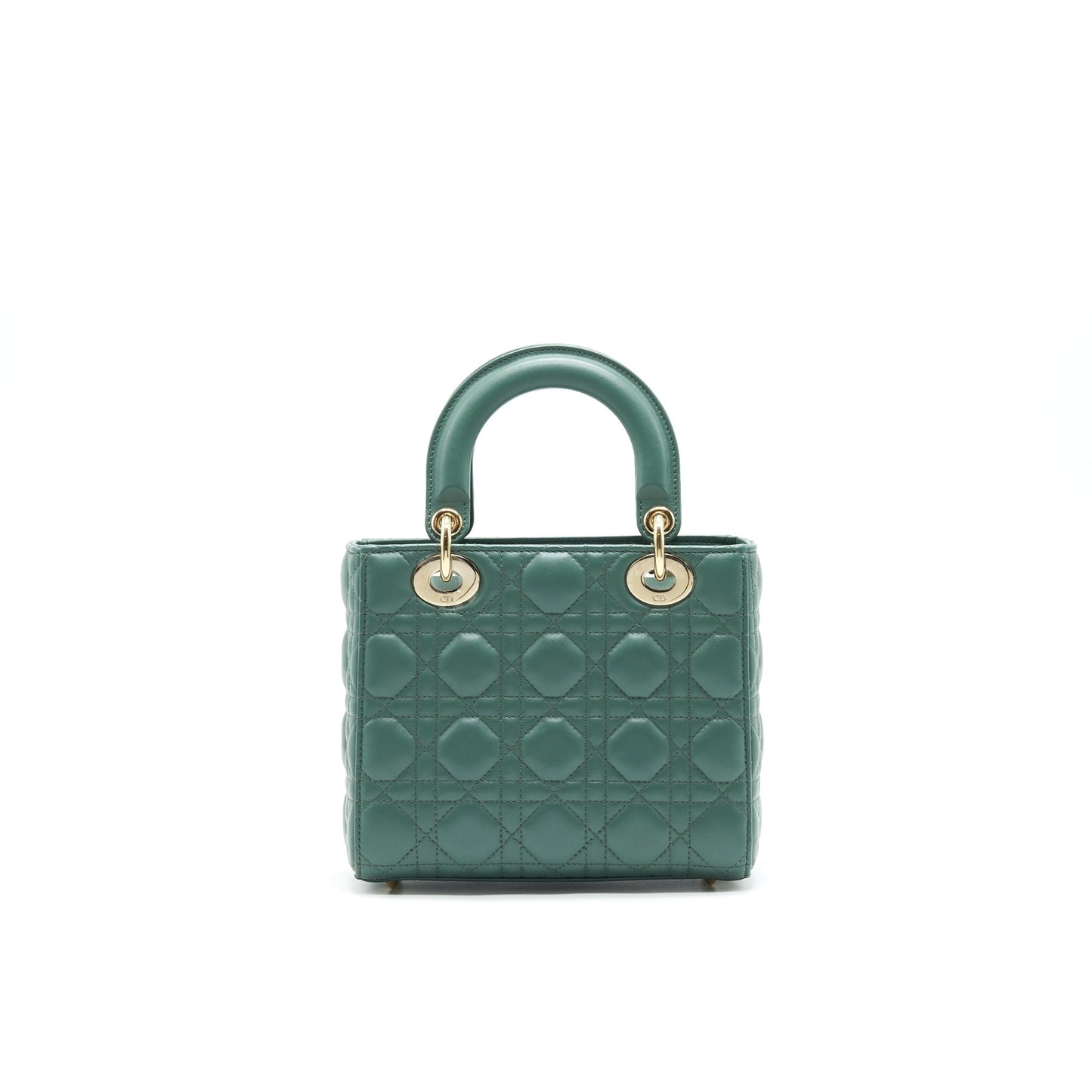 Dior Lambskin Cannage My ABCDior Lady Dior Small Green
