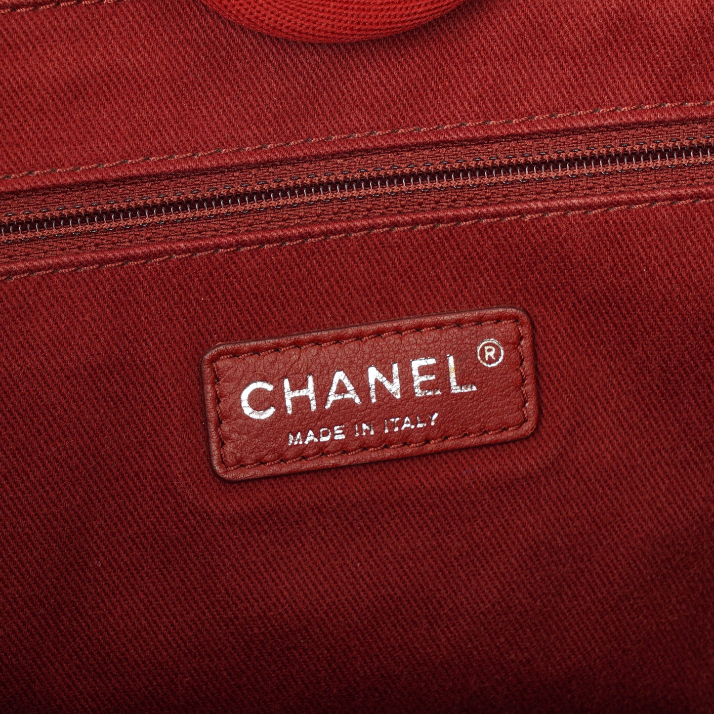 Chanel Pink Canvas Deauville Shopping Tote Bag