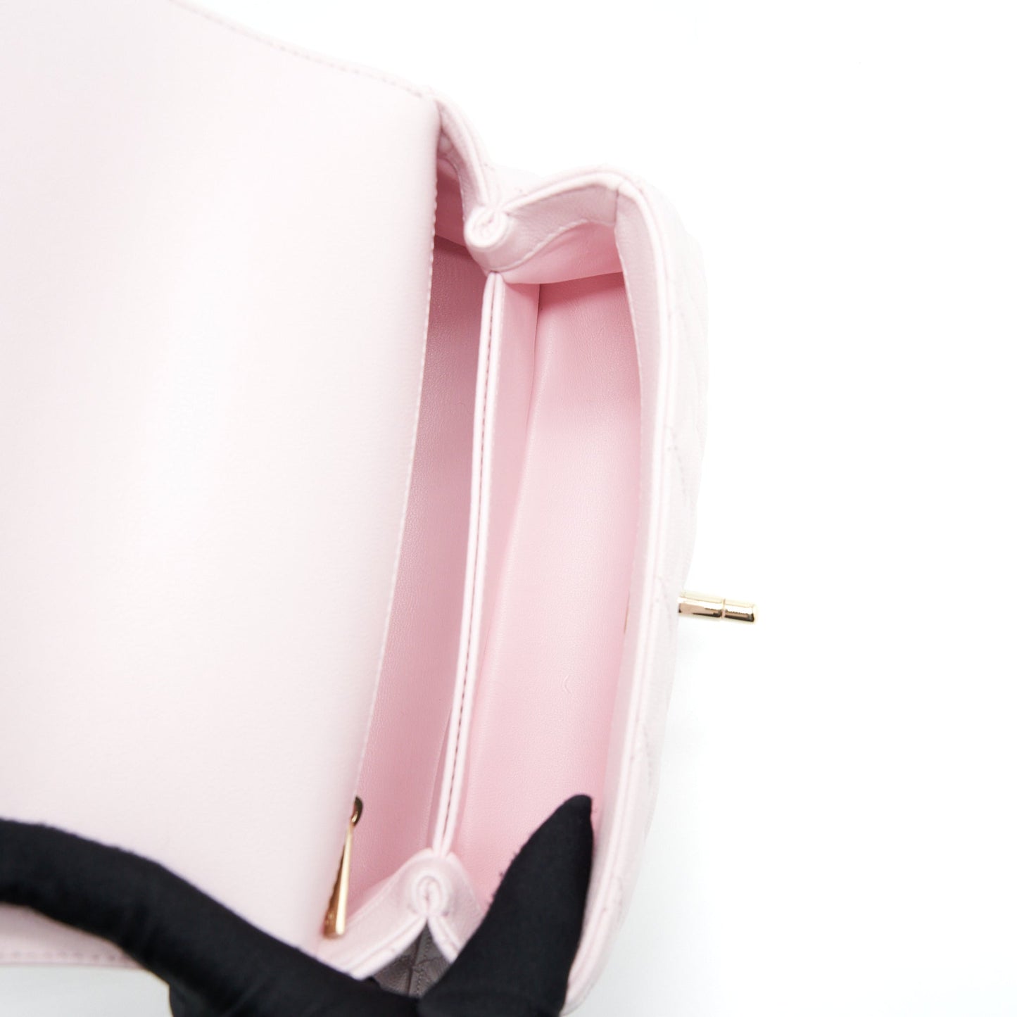 Chanel Small Coco Handle Caviar Light Pink NG750 L