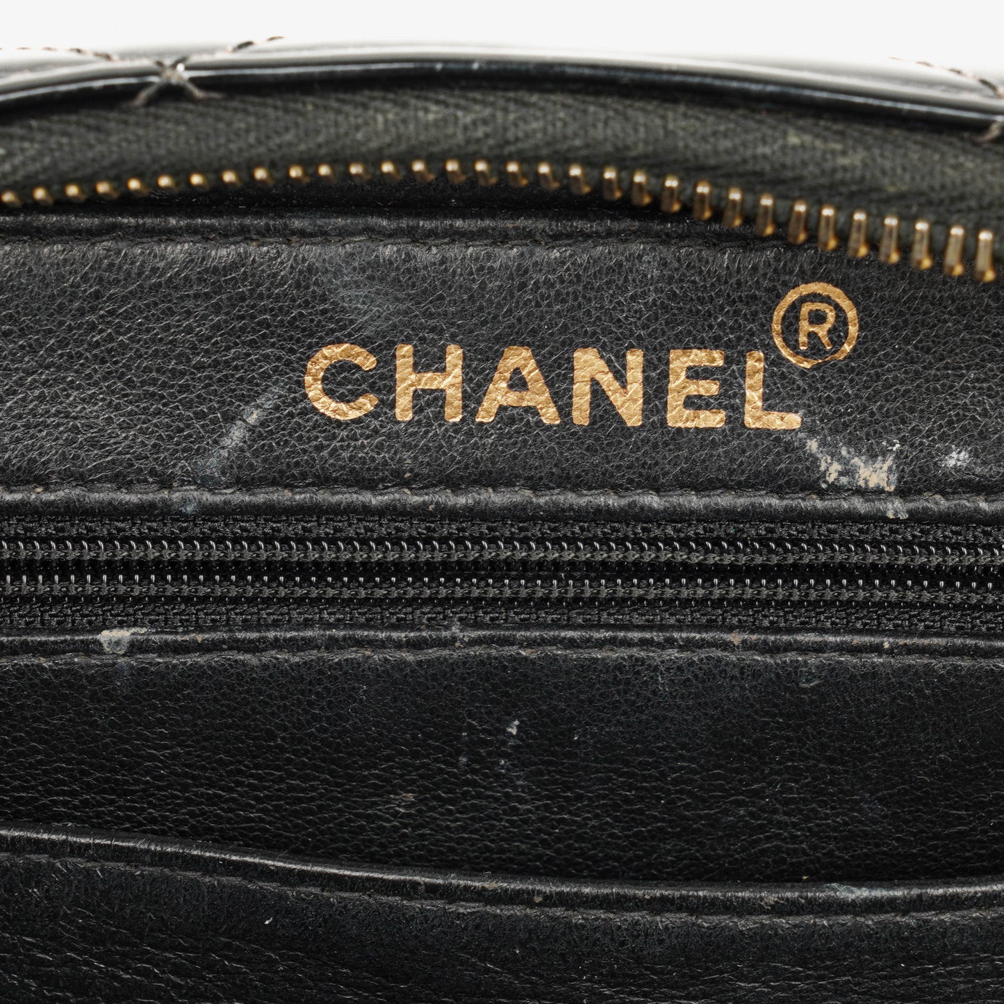 Chanel Lunch Box Black Quilted Patent Leather Tote Bag