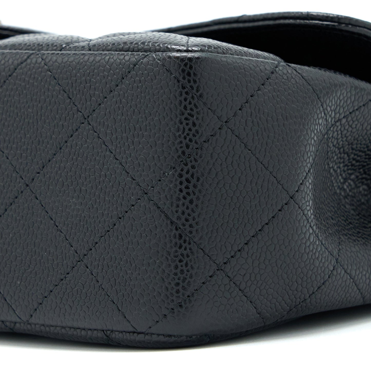 Chanel Jumbo Single Flap Bag Caviar Black