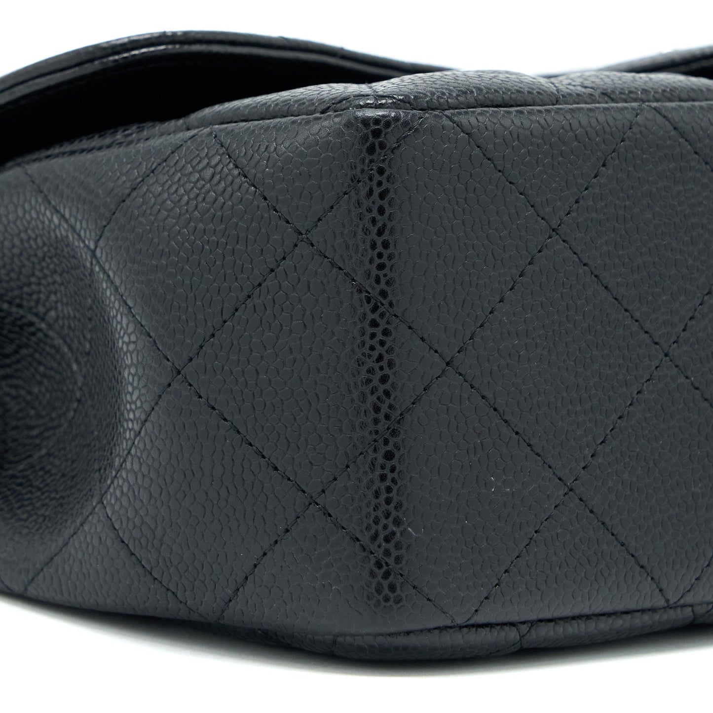 Chanel Jumbo Single Flap Bag Caviar Black