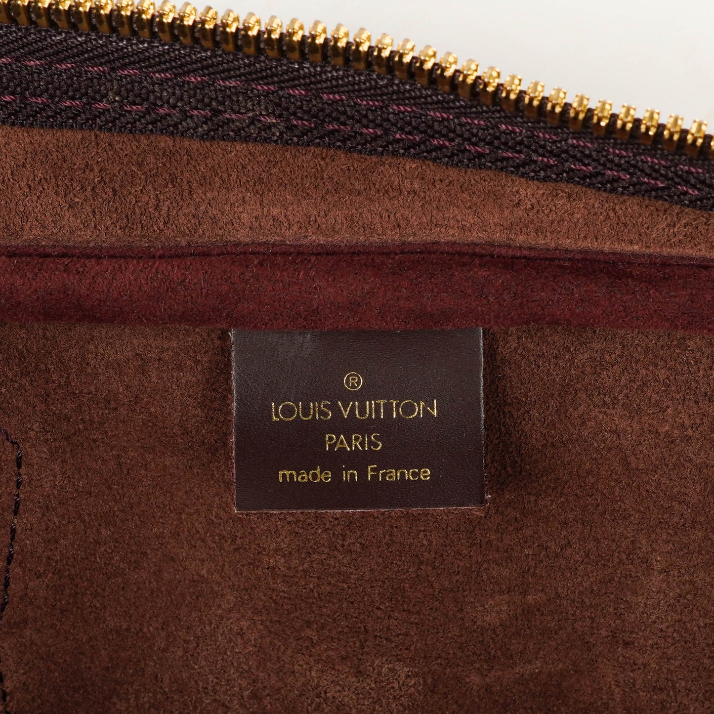 Louis Vuitton Kendall Burgundy Taiga Leather Bag