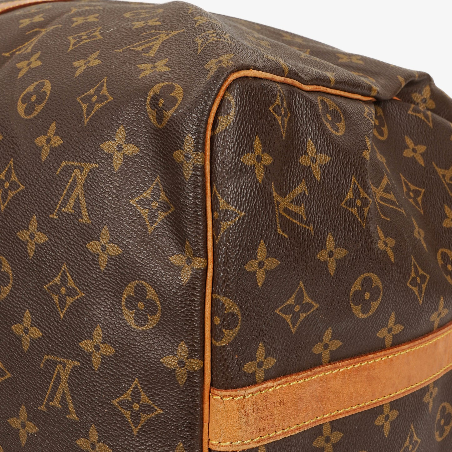 Louis Vuitton Keepall 60 Bandoulière Monogram Canvas Travel Bag